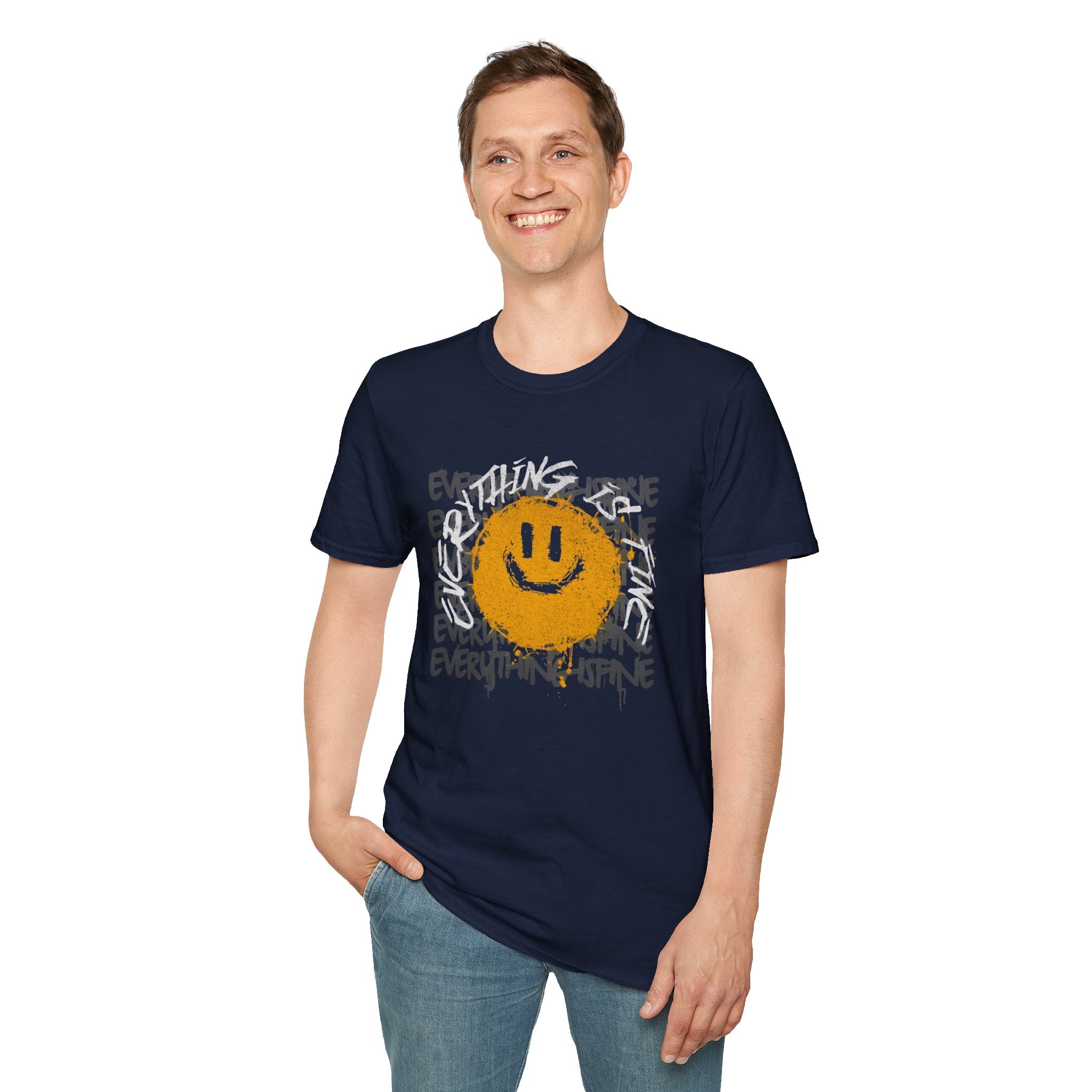 Camiseta unisex divertida y suave con la frase "Todo está bien", camiseta sarcástica, camiseta gráfica humorística, camiseta con frase del Apocalipsis, regalo para amantes de las bromas