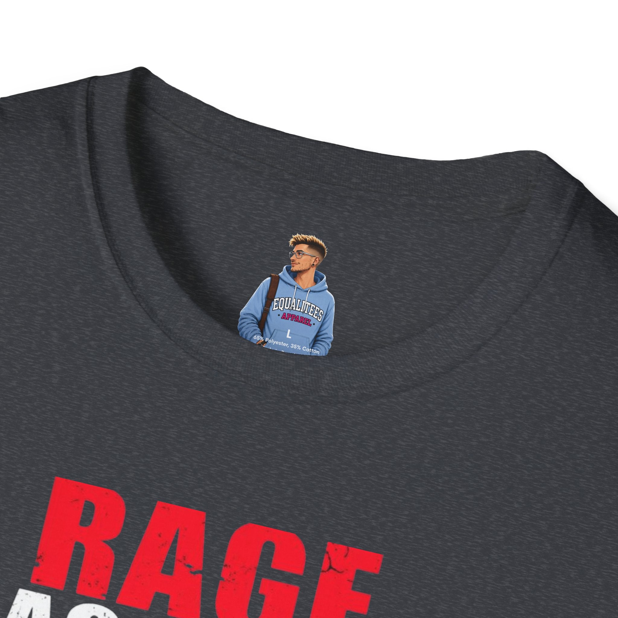 Camiseta unisex Softstyle - Camiseta gráfica "Rage Against the BS"
