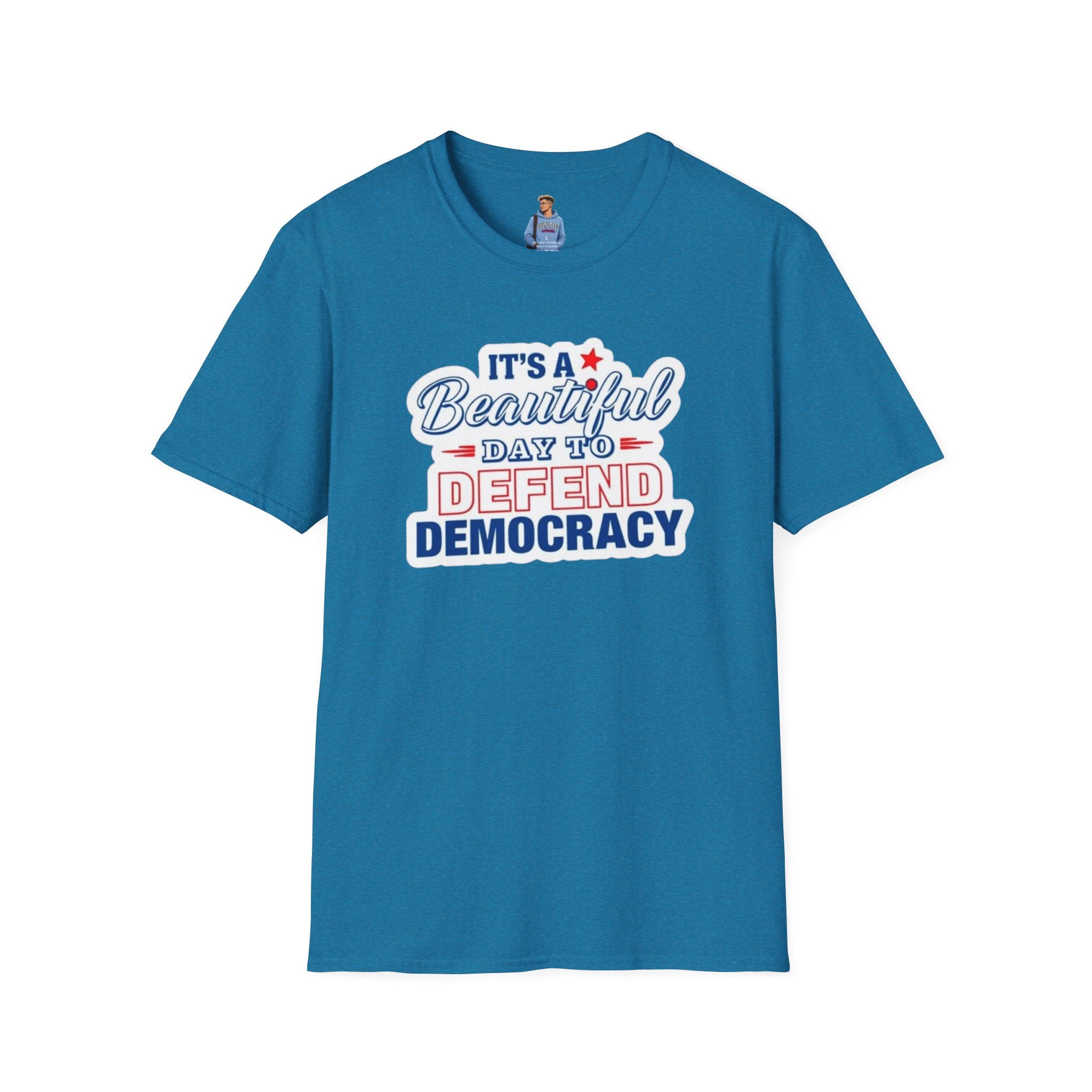 Camiseta unisex suave "Defend Democracy": perfecta para el activismo y el uso diario.