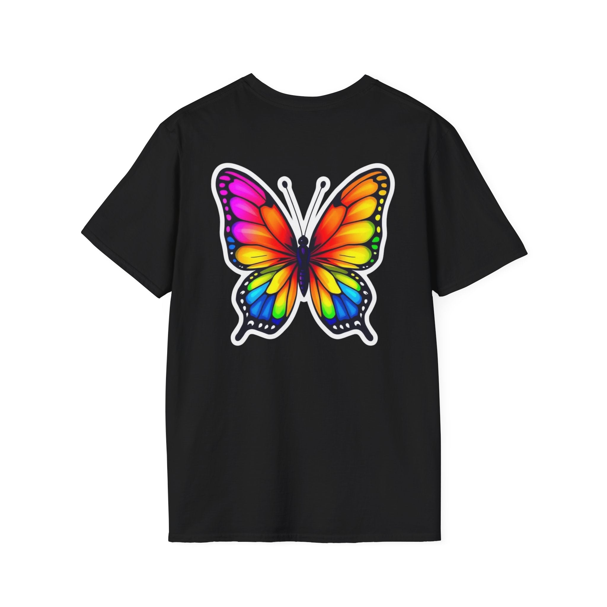 Rainbow Butterfly Cocoon Pride T-Shirt