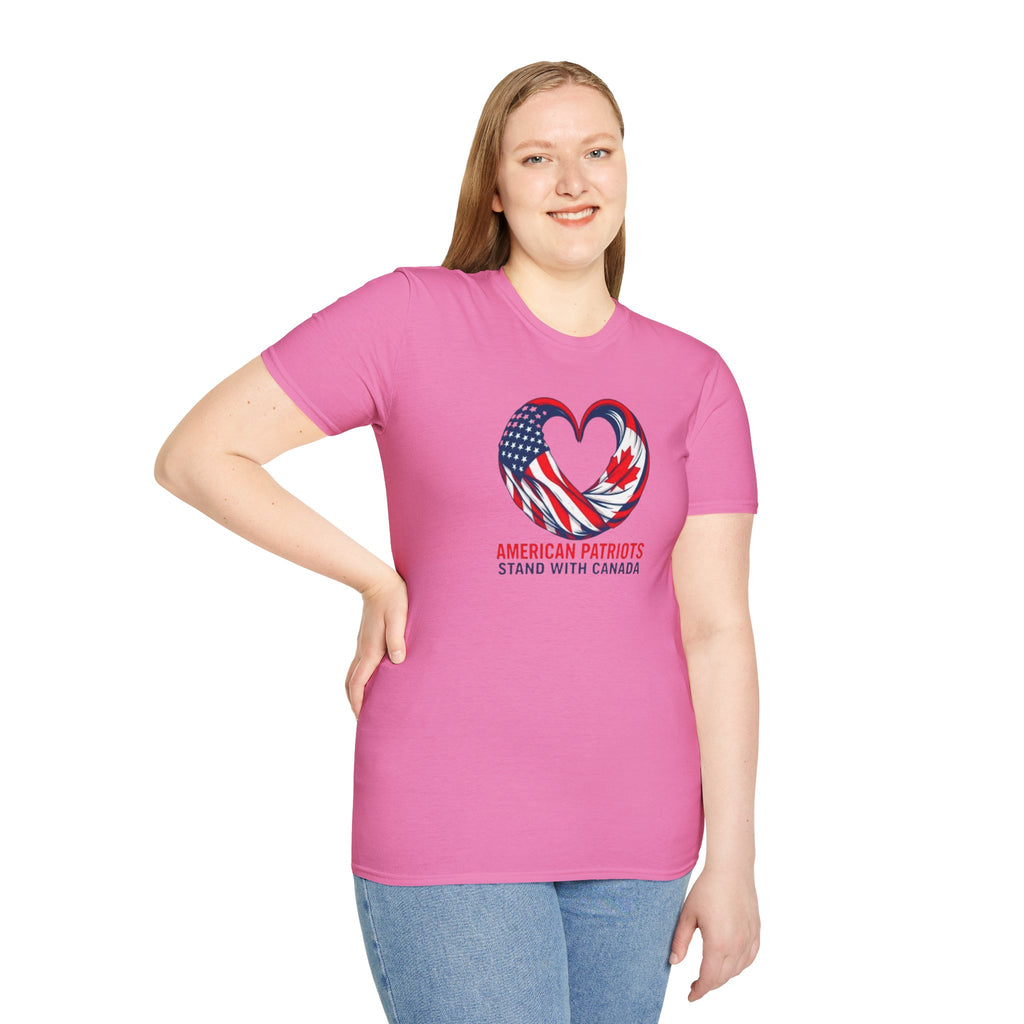 American Patriots Stand with Canada T-shirt