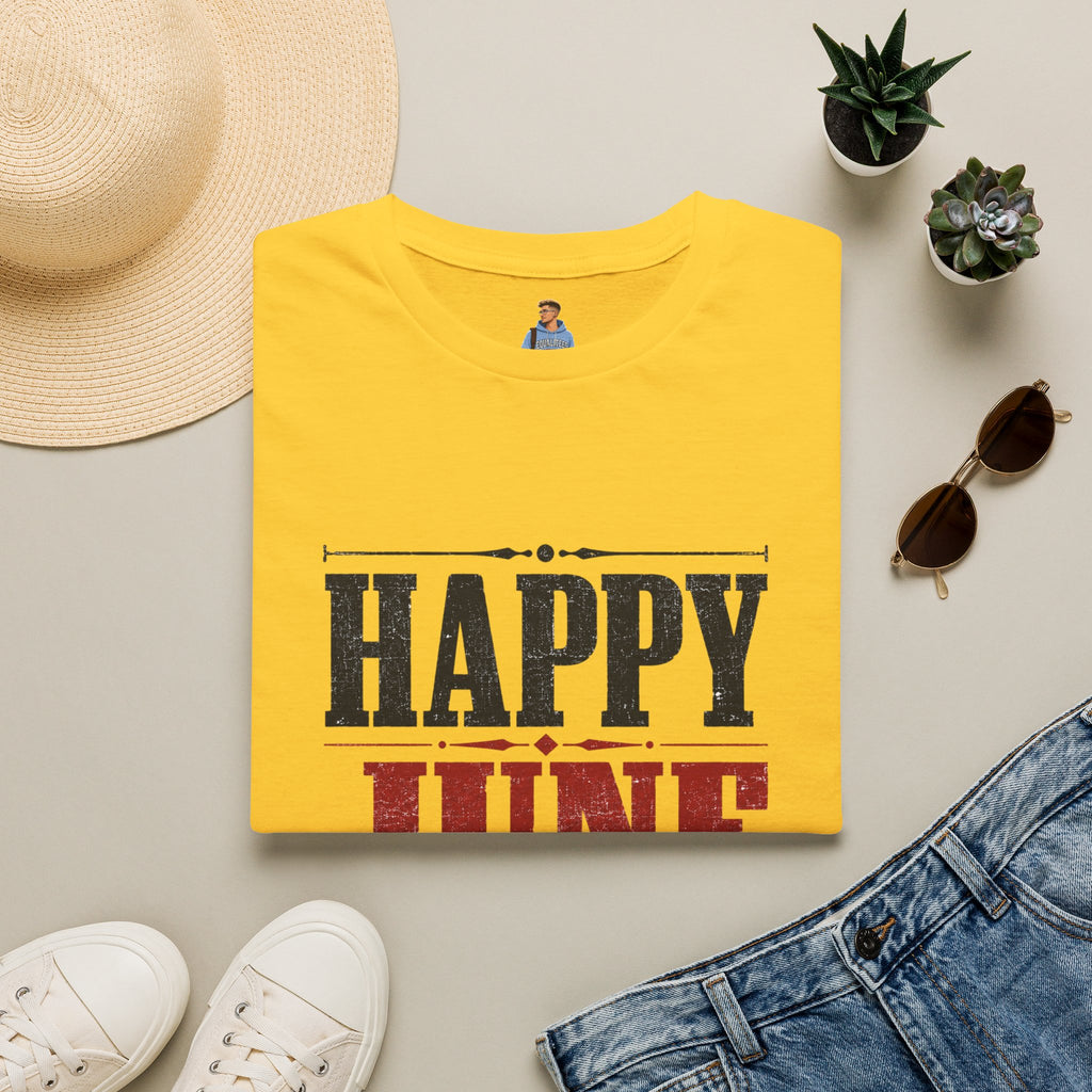 Juneteenth T-Shirt — "Happy Juneteenth" Celebration Tee