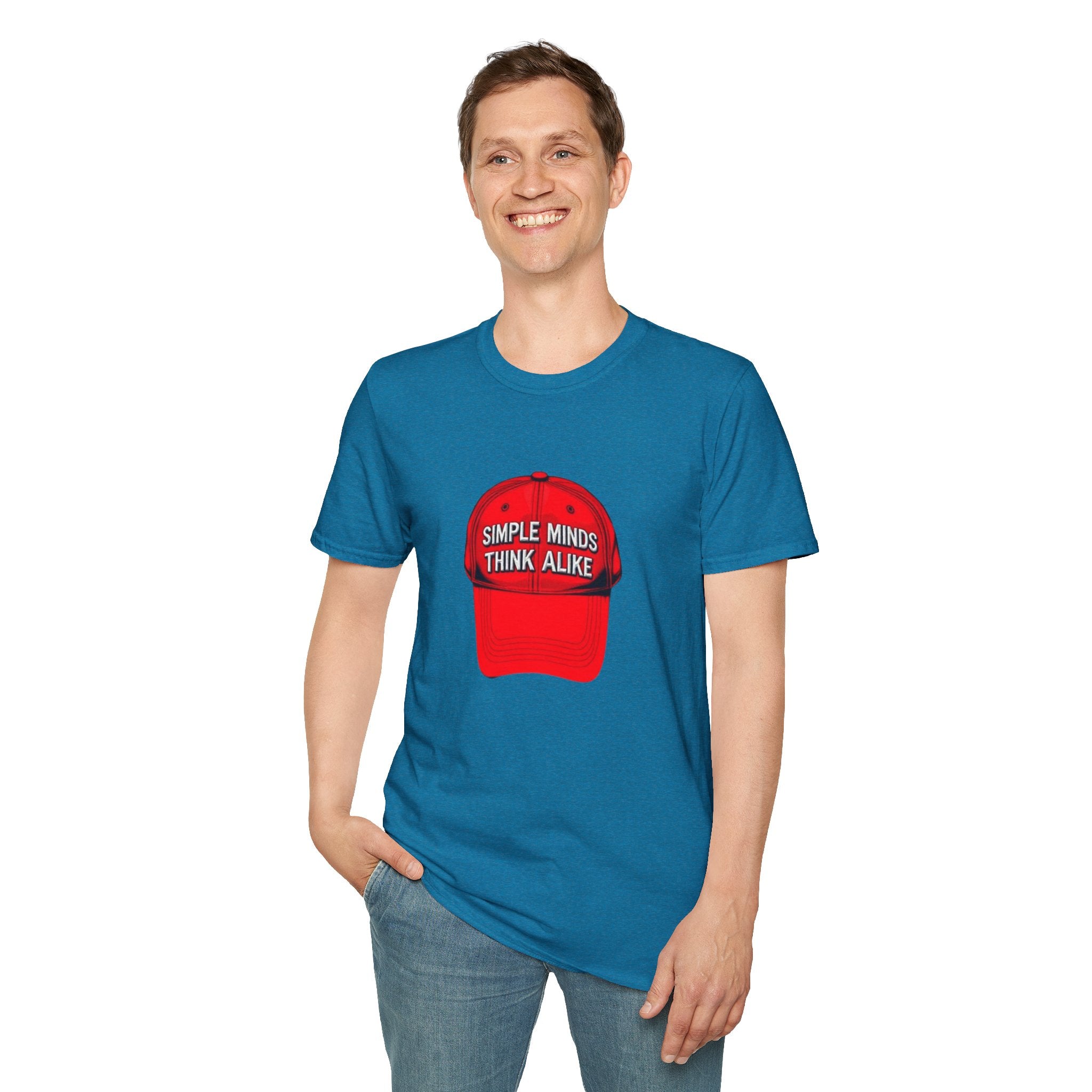 Simple Minds Think Alike T-Shirt' & 'Make America Think Again' Graphic Tee