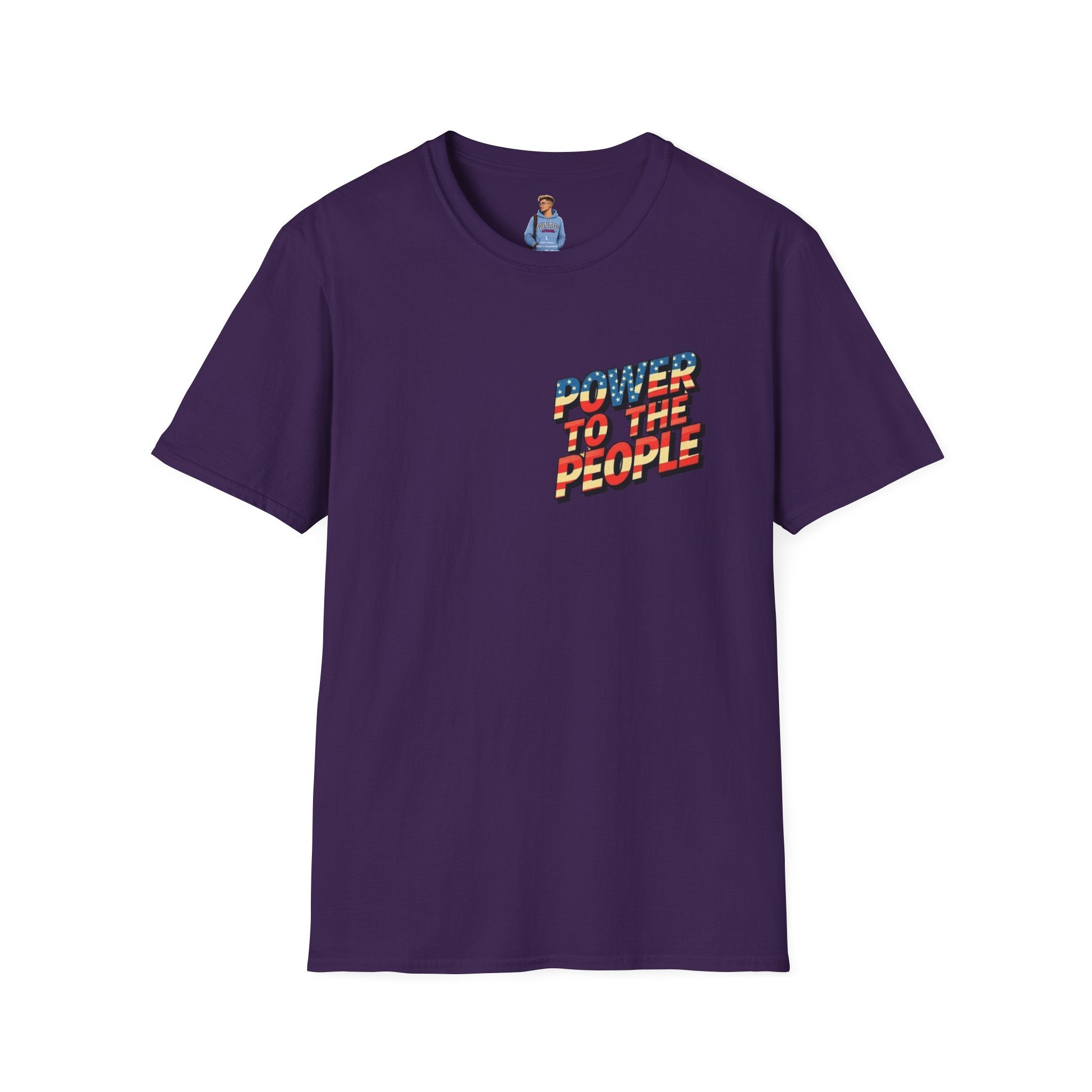 Camiseta unisex de estilo suave Power to the People, camiseta clásica de protesta