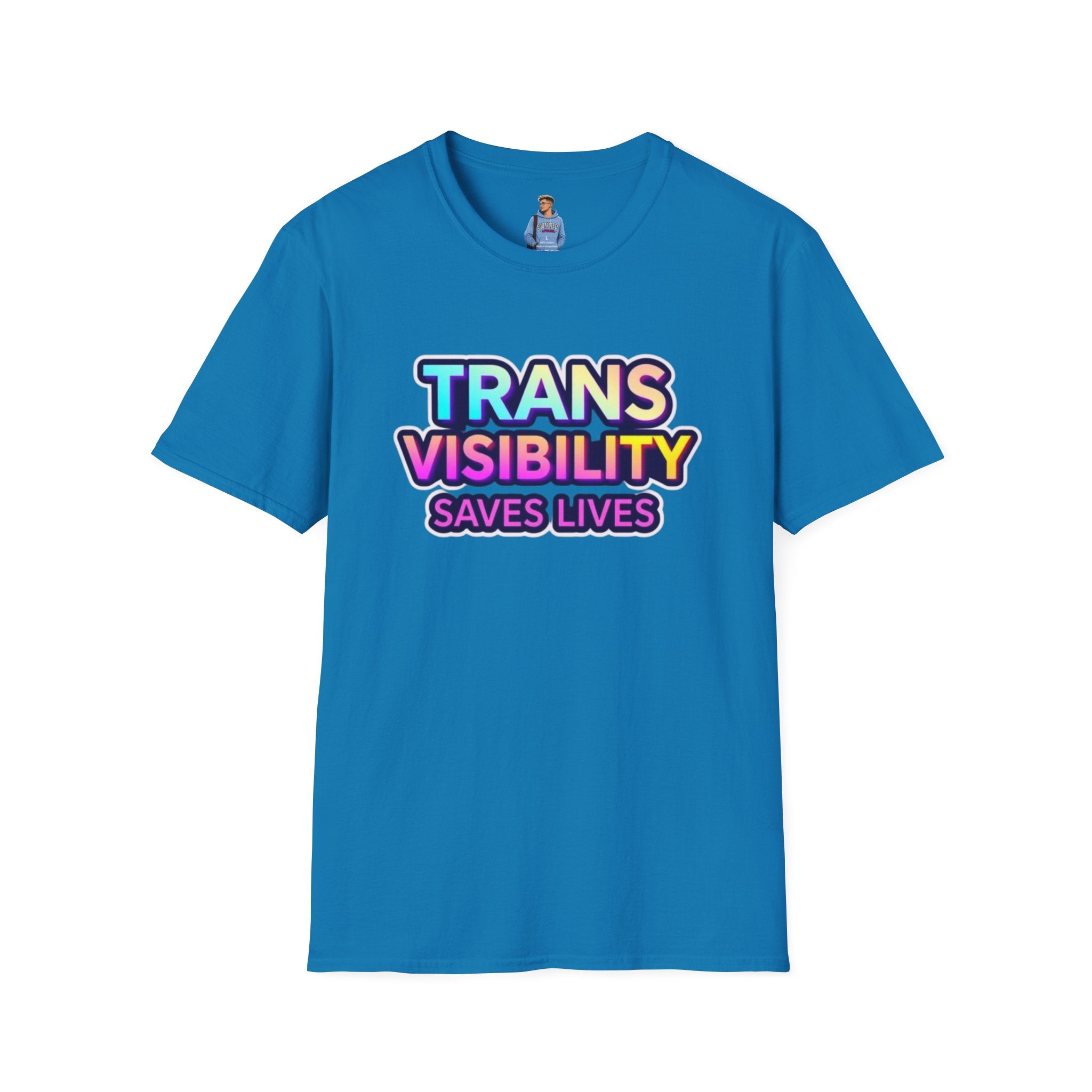 Trans Visibility Saves Lives Statement T-shirt