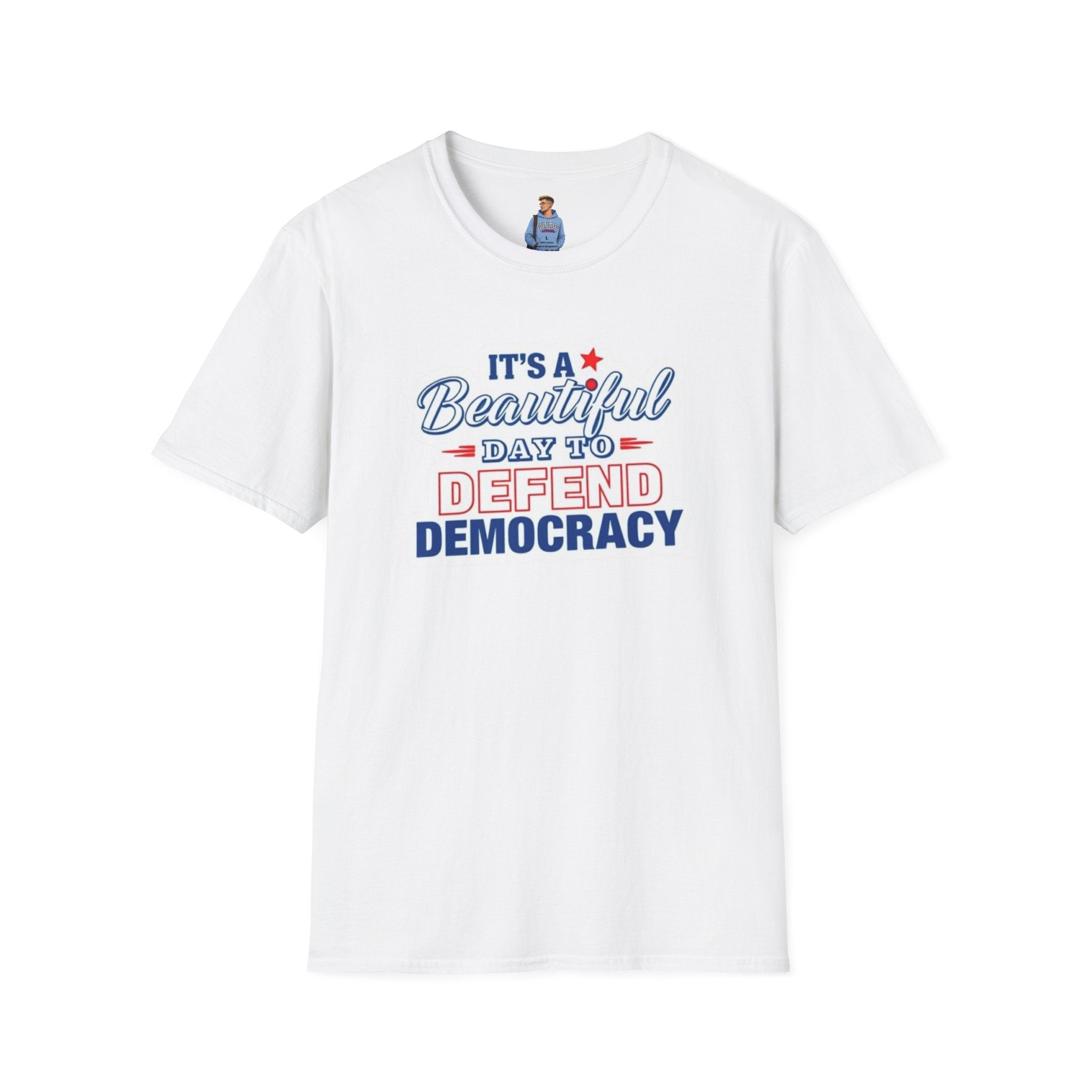 Camiseta unisex suave "Defend Democracy": perfecta para el activismo y el uso diario.