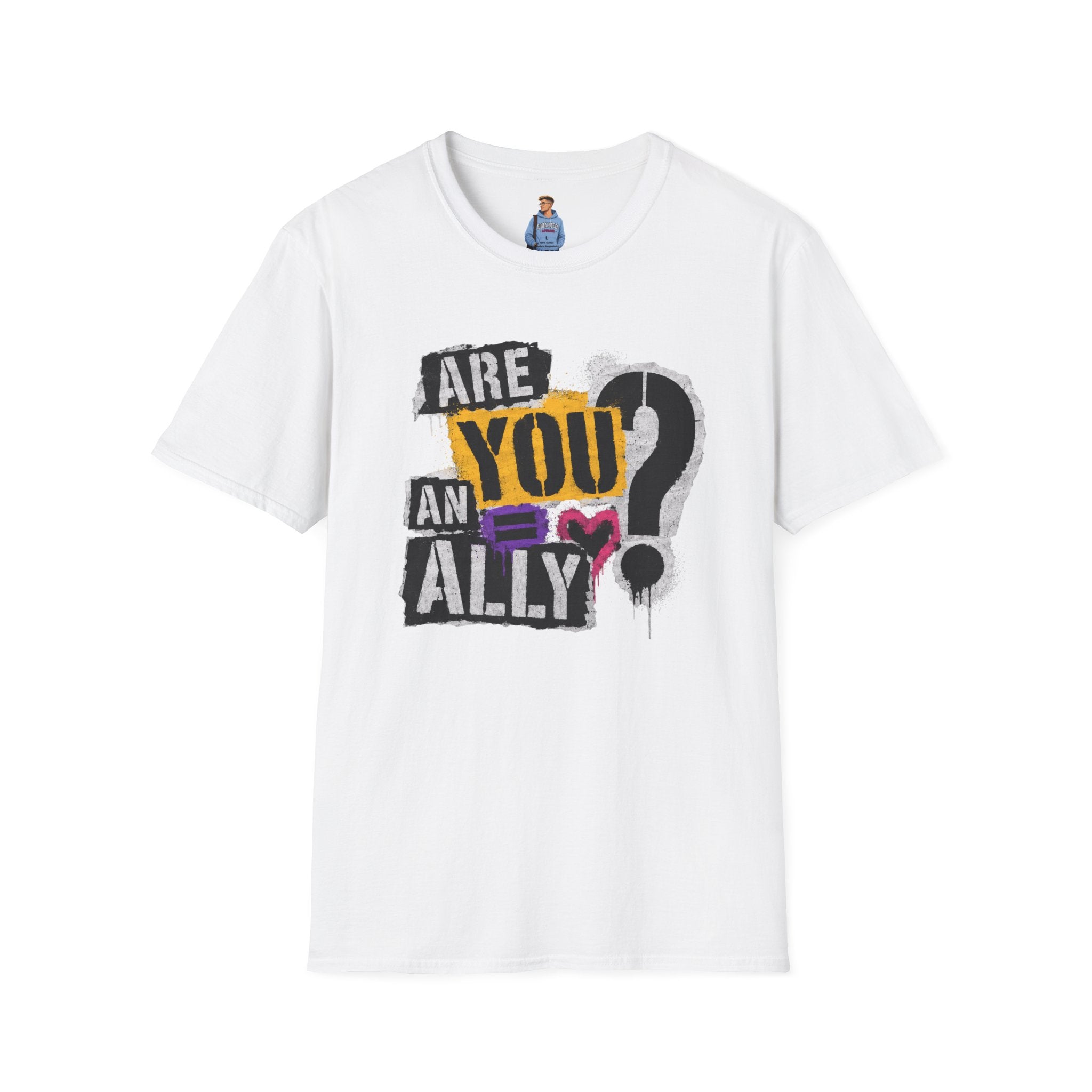 Are You An Ally? Graphic T‑Shirt — Pride & Allyship Tee