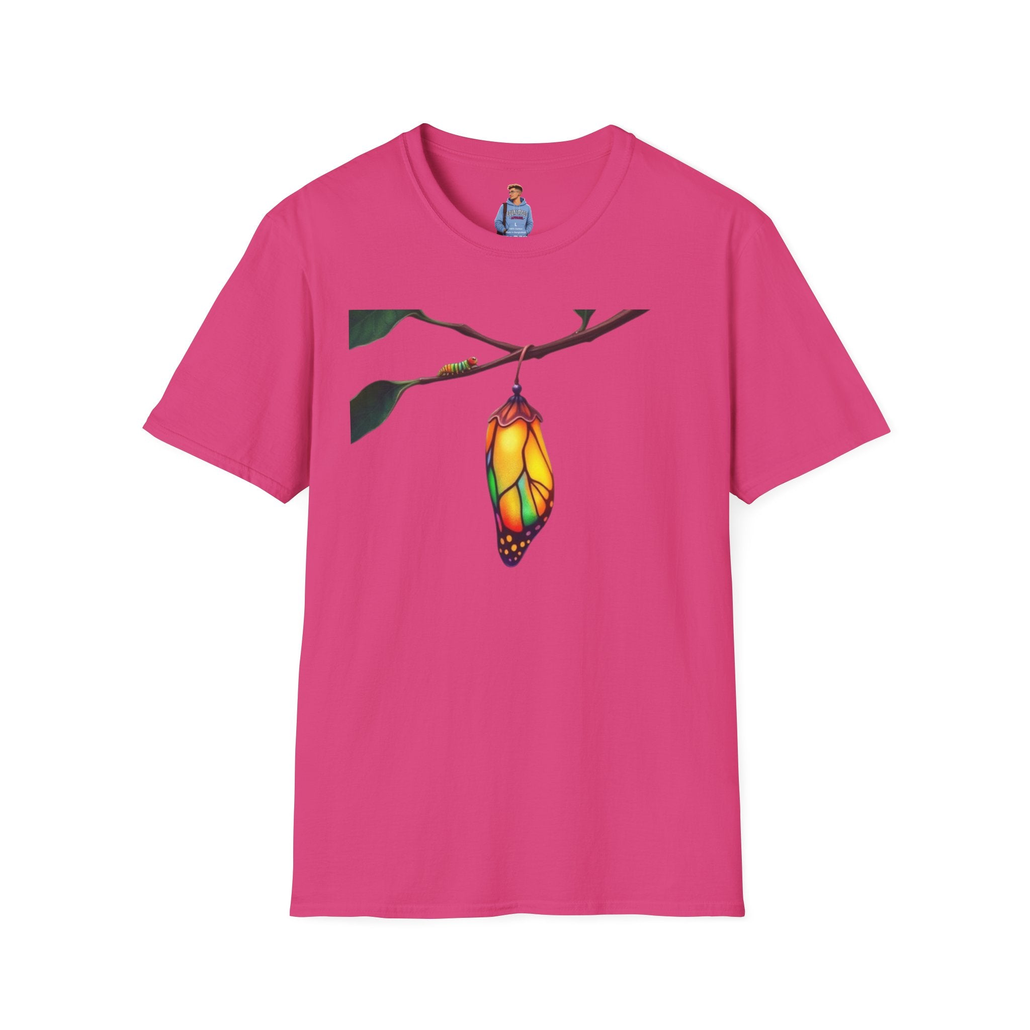 Rainbow Butterfly Cocoon Pride T-Shirt