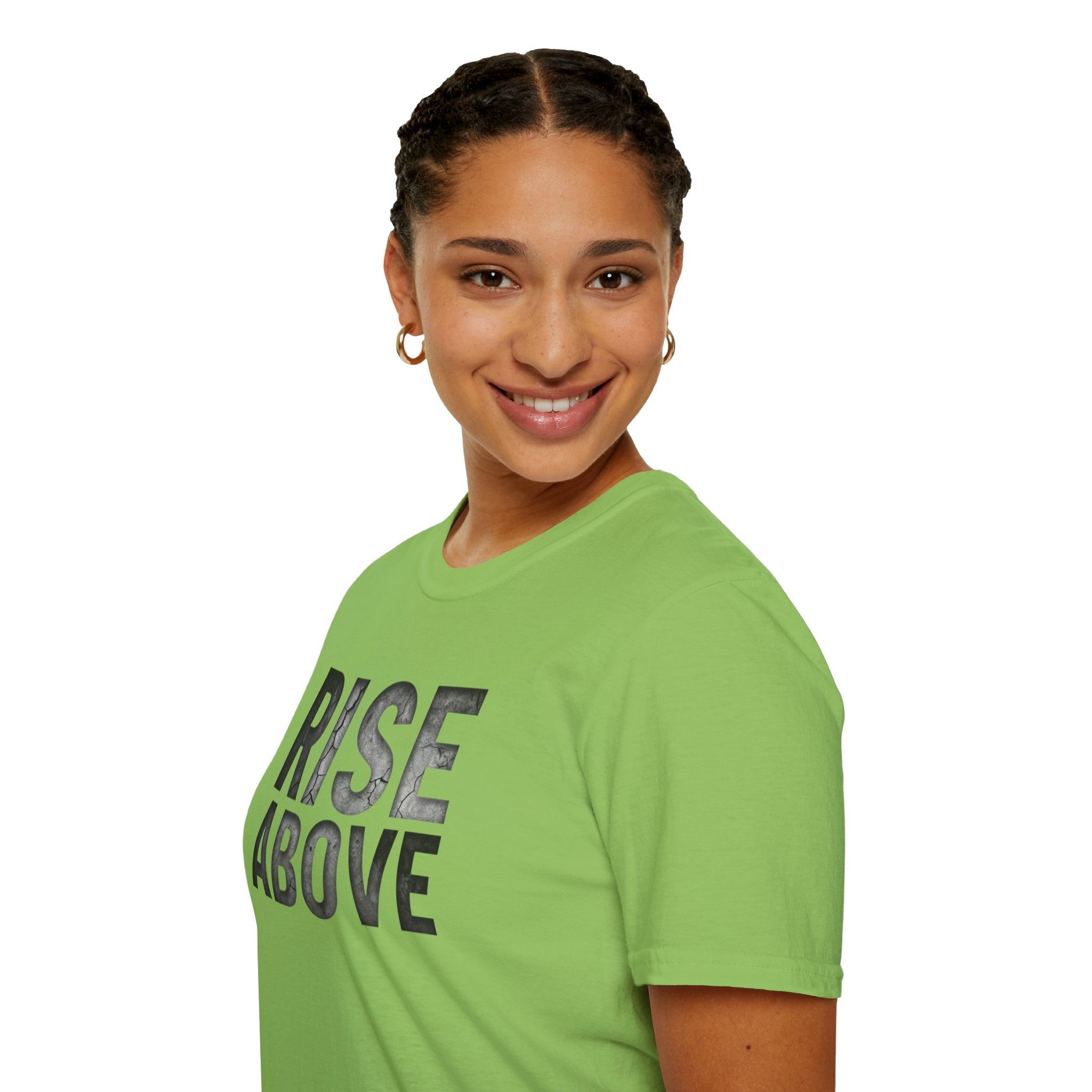 Rise Above Motivational Graphic T-Shirt