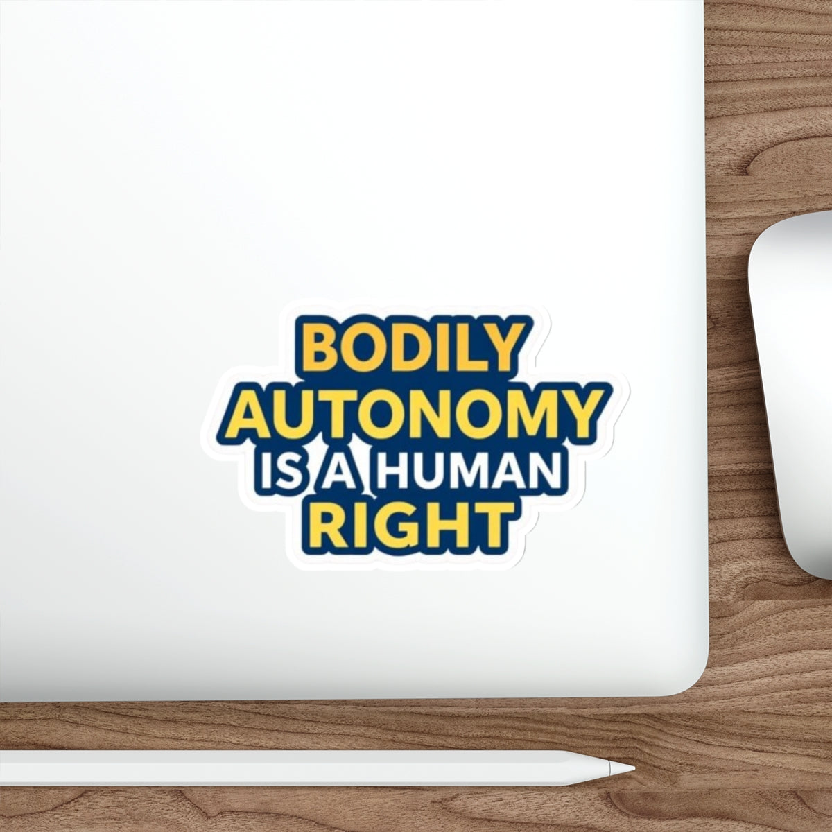Die-Cut Stickers - BODILY AUTONOMY IS A HUMAN RIGHT - EqualiTees.Me