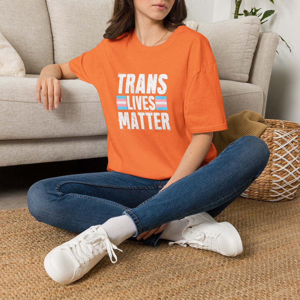 Trans Lives Matter Unisex Softstyle T-Shirt - Support LGBTQ+ Rights