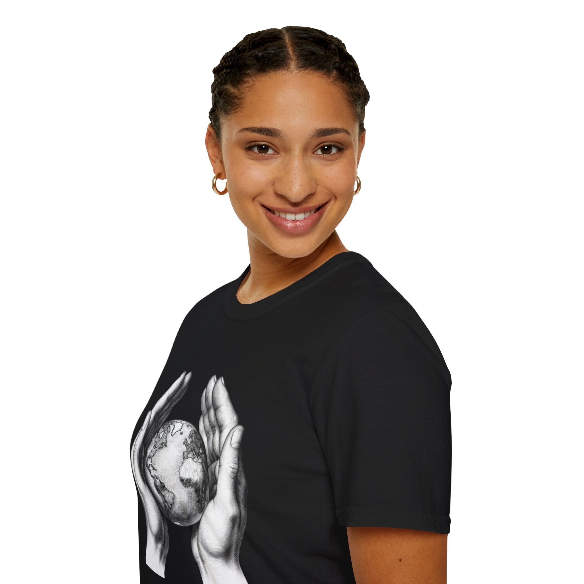 Earth in Your Hands T-Shirt — Protect the Planet Graphic Tee