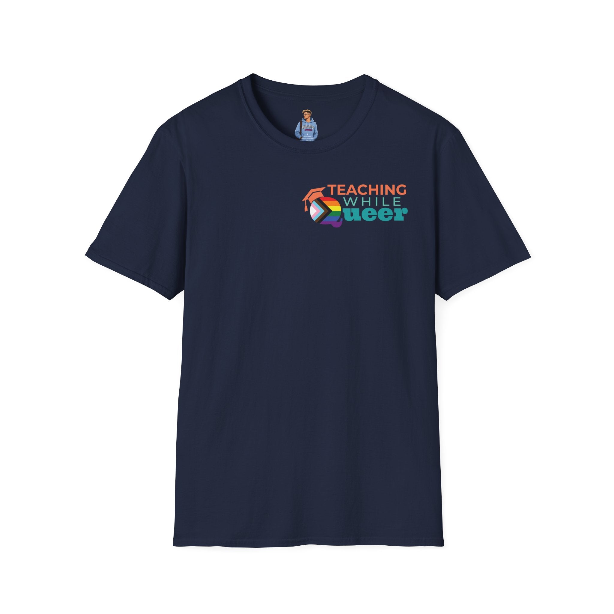 TWQ - Teaching While Queer Unisex Softstyle Logo T-shirt