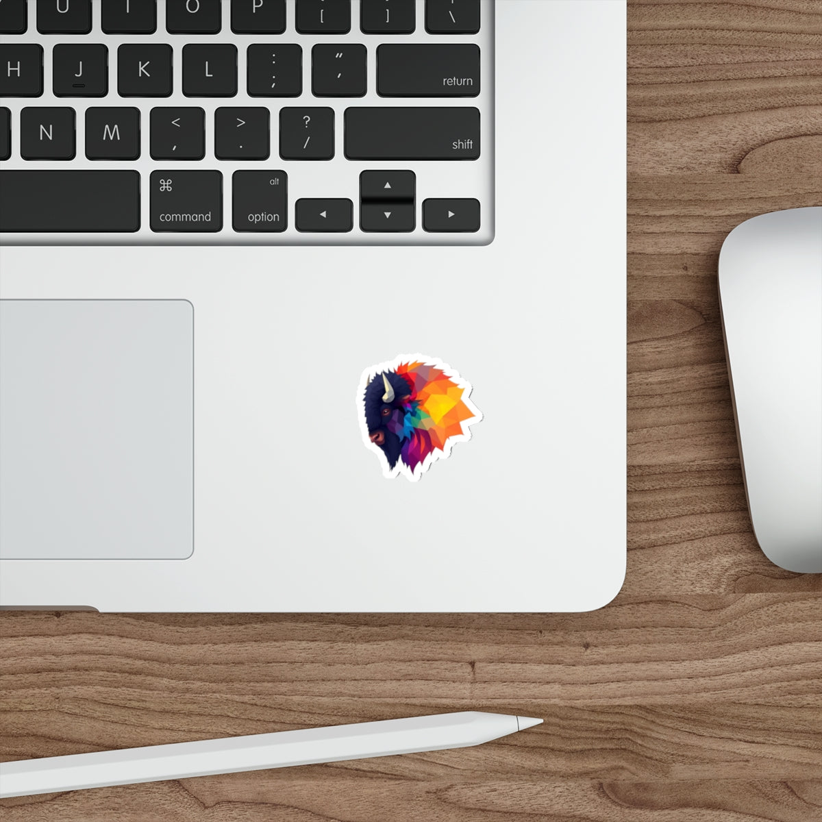 Die-Cut Stickers - Pride Bison - EqualiTees.Me