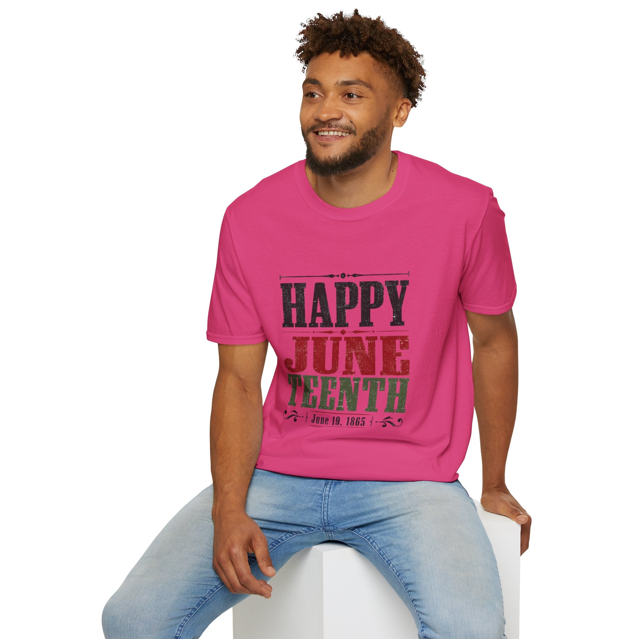Juneteenth T-Shirt — "Happy Juneteenth" Celebration Tee