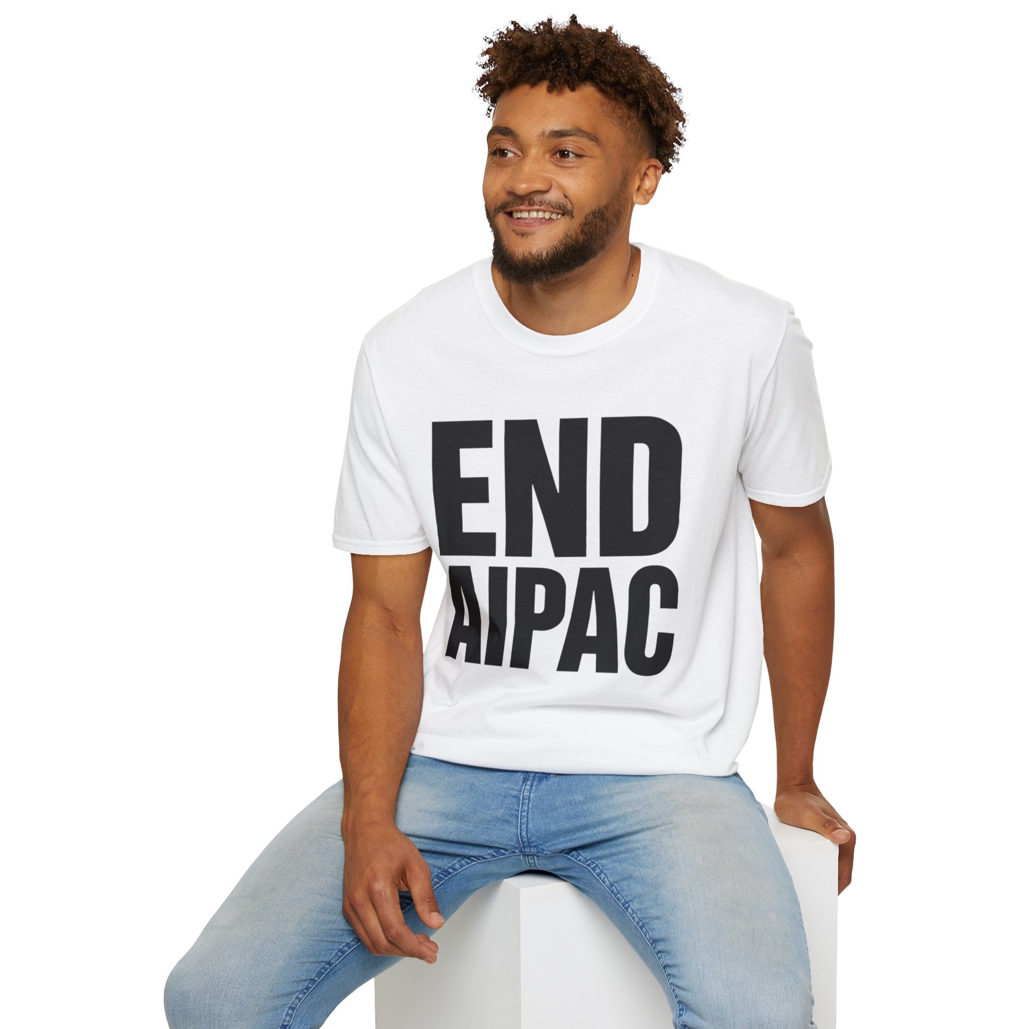 END AIPAC Bold Protest T-Shirt