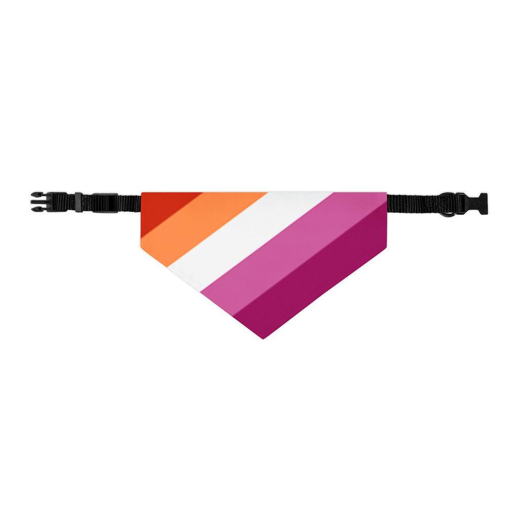 Lesbian Pride Flag Pet Bandana