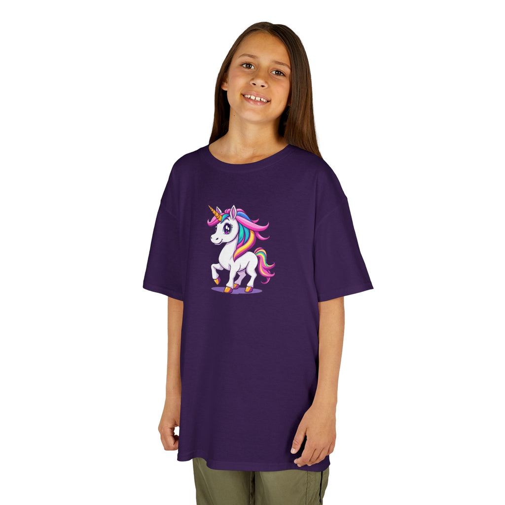Camiseta de algodón pesado para niños Unicorn Kids