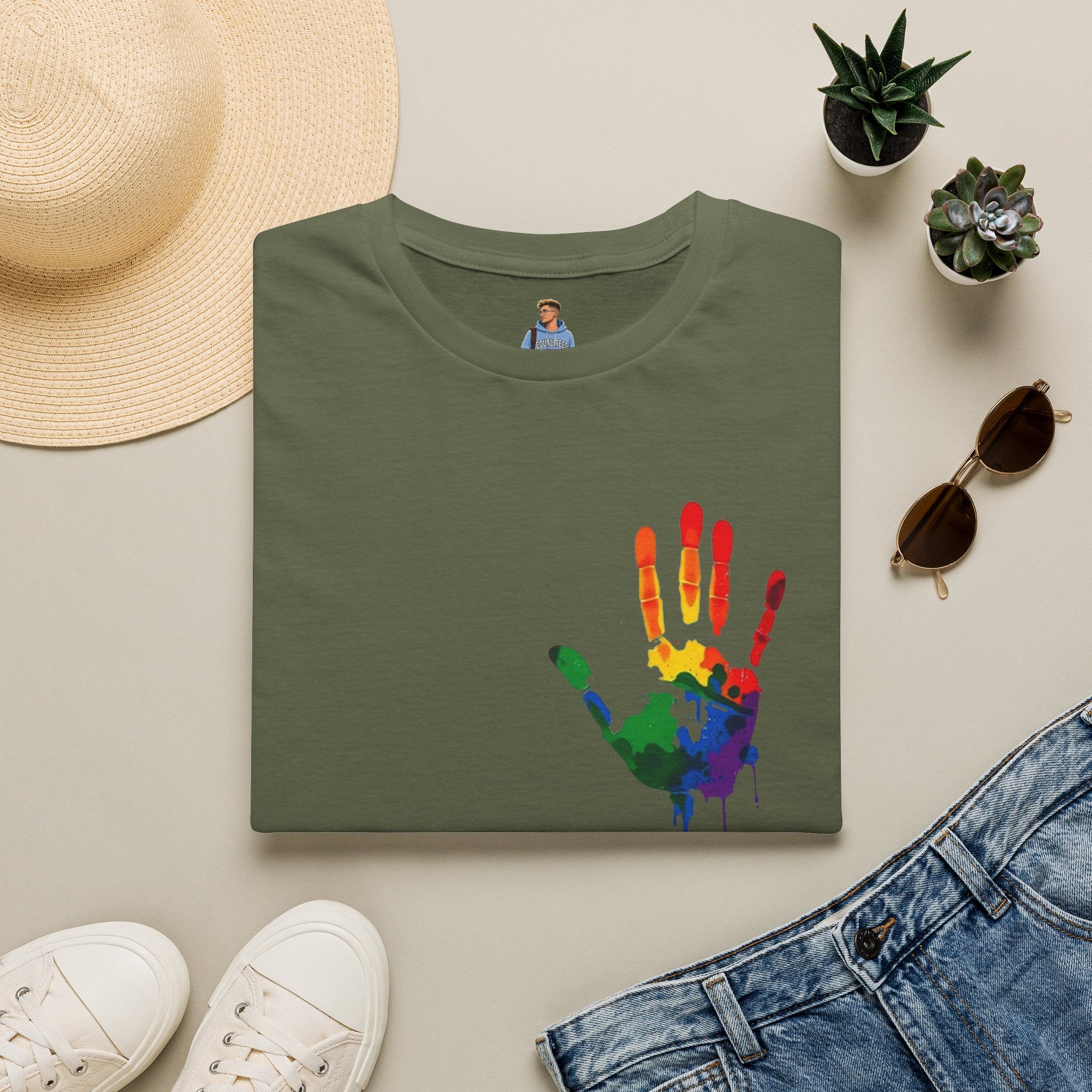 Rainbow Handprint T-Shirt