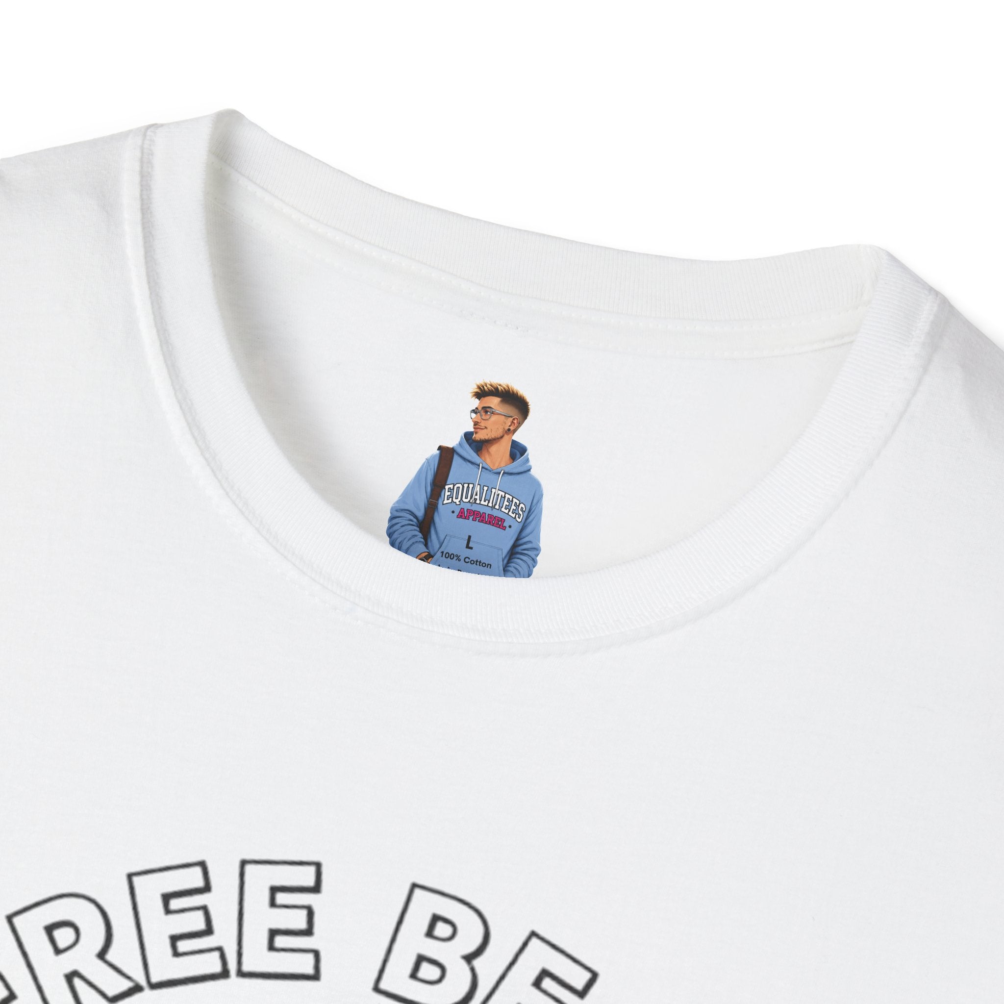 Free Bear Hugs Rainbow Paw T-Shirt