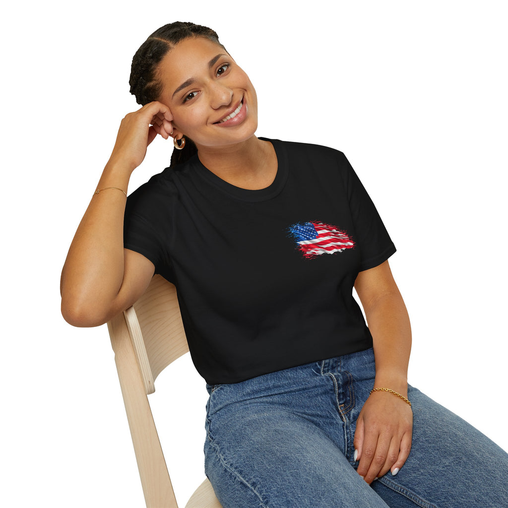MAGA Values are NOT American Values Softstyle Unisex T-Shirt