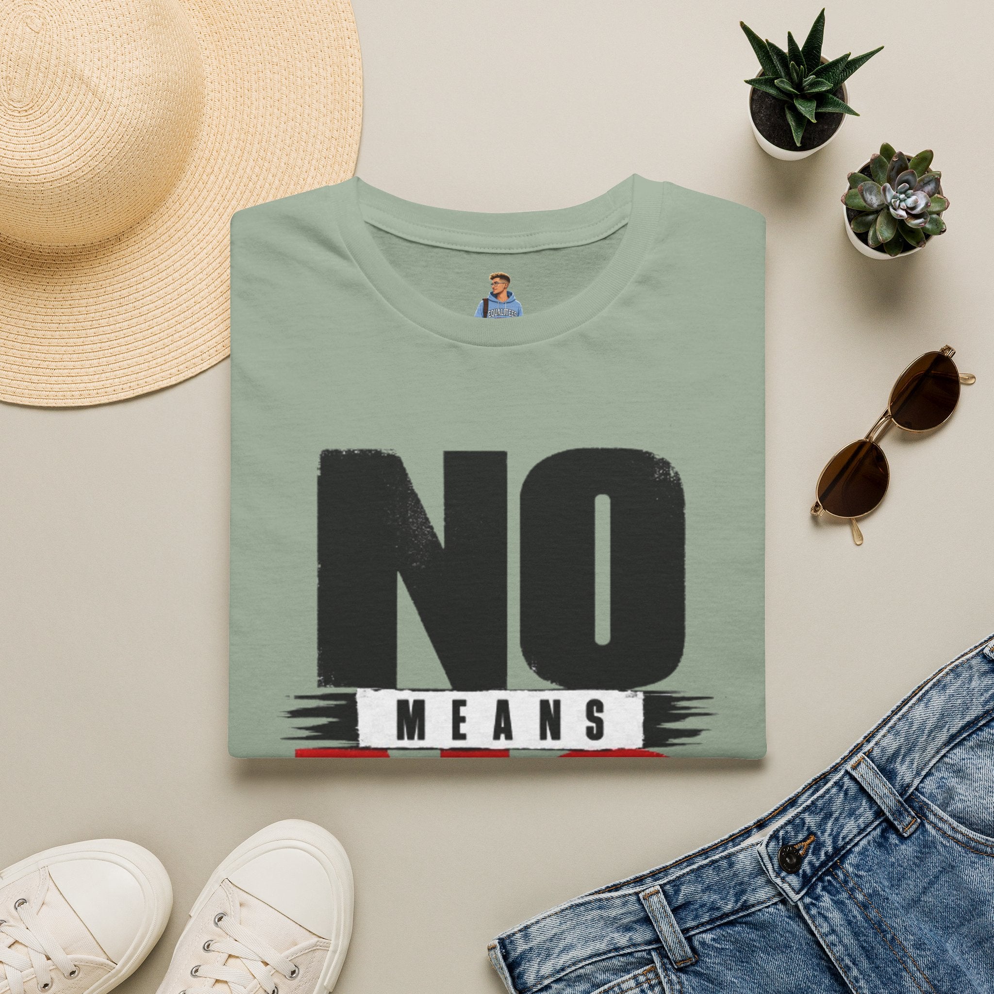 NO Means NO T-Shirt — Consent Awareness Graphic Tee