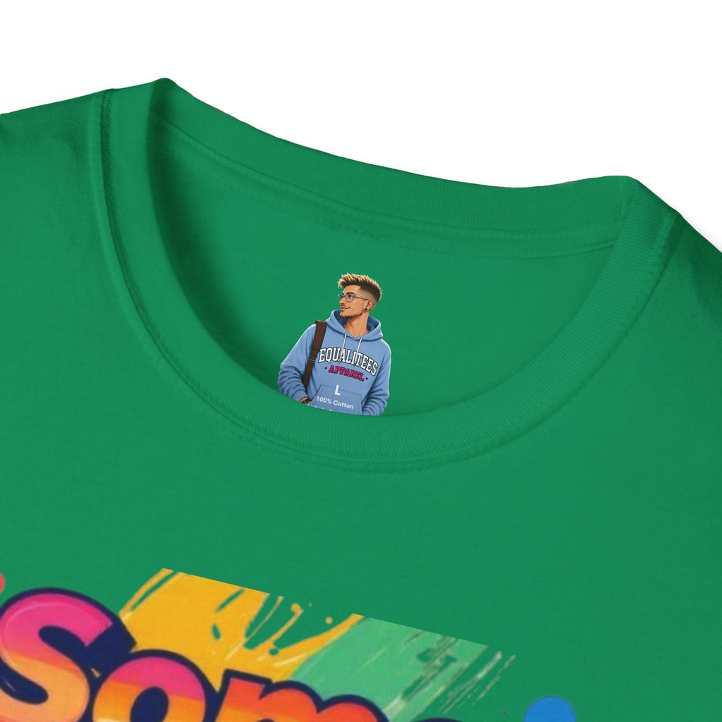 Some People Are Queer T-Shirt Rainbow Graphic