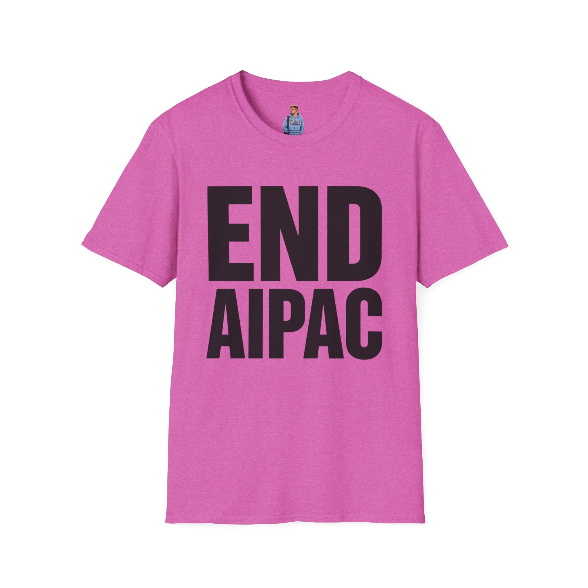 END AIPAC Bold Protest T-Shirt