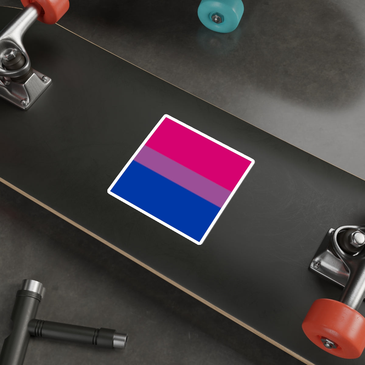 Die-Cut Stickers - Bisexual Pride Flag - EqualiTees.Me