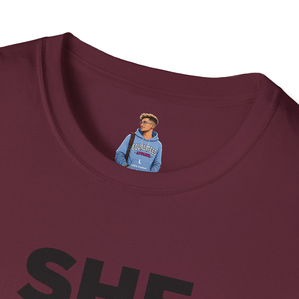 She Said Stop T-Shirt - Bold Statement Tee for Consent Awareness
