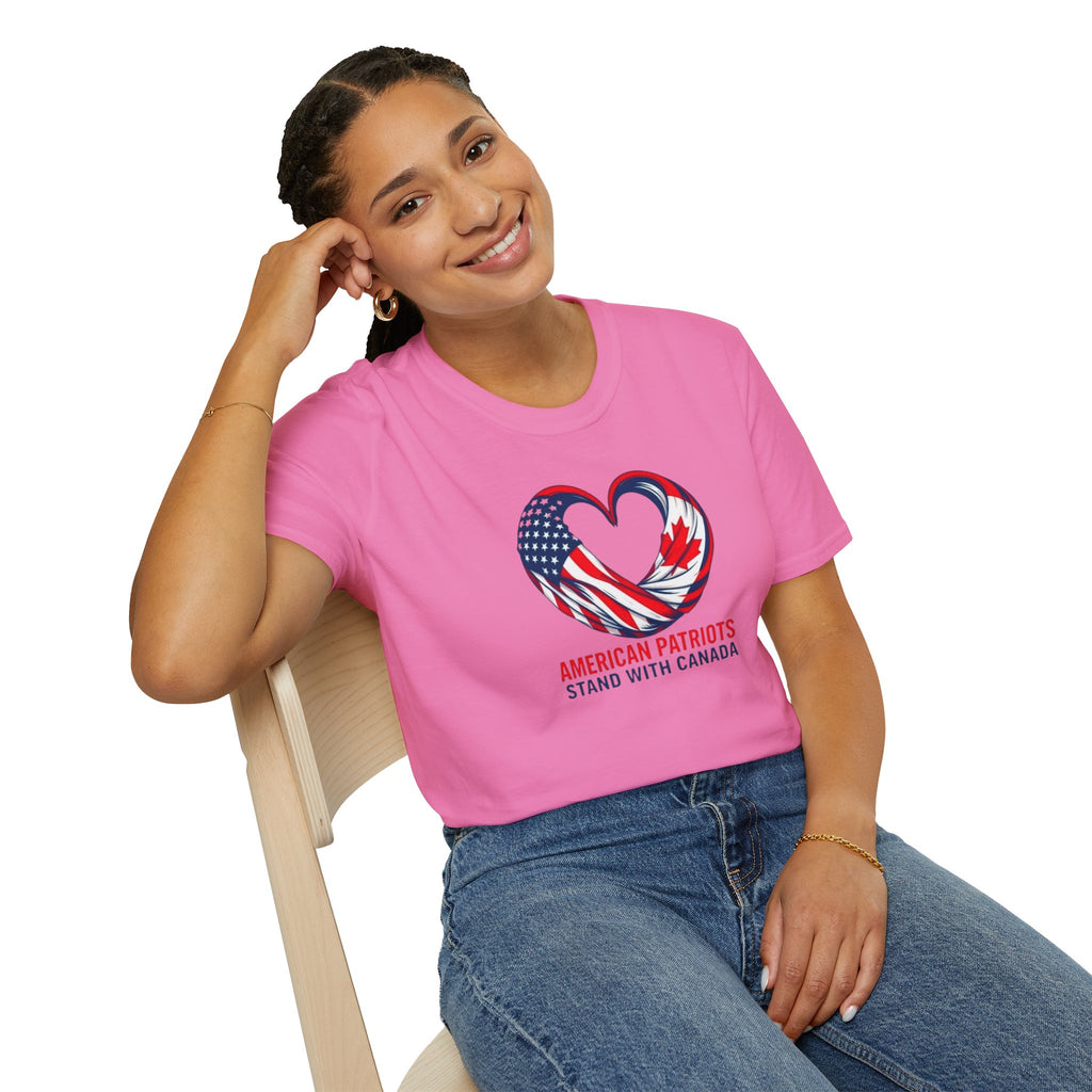 American Patriots Stand with Canada T-shirt