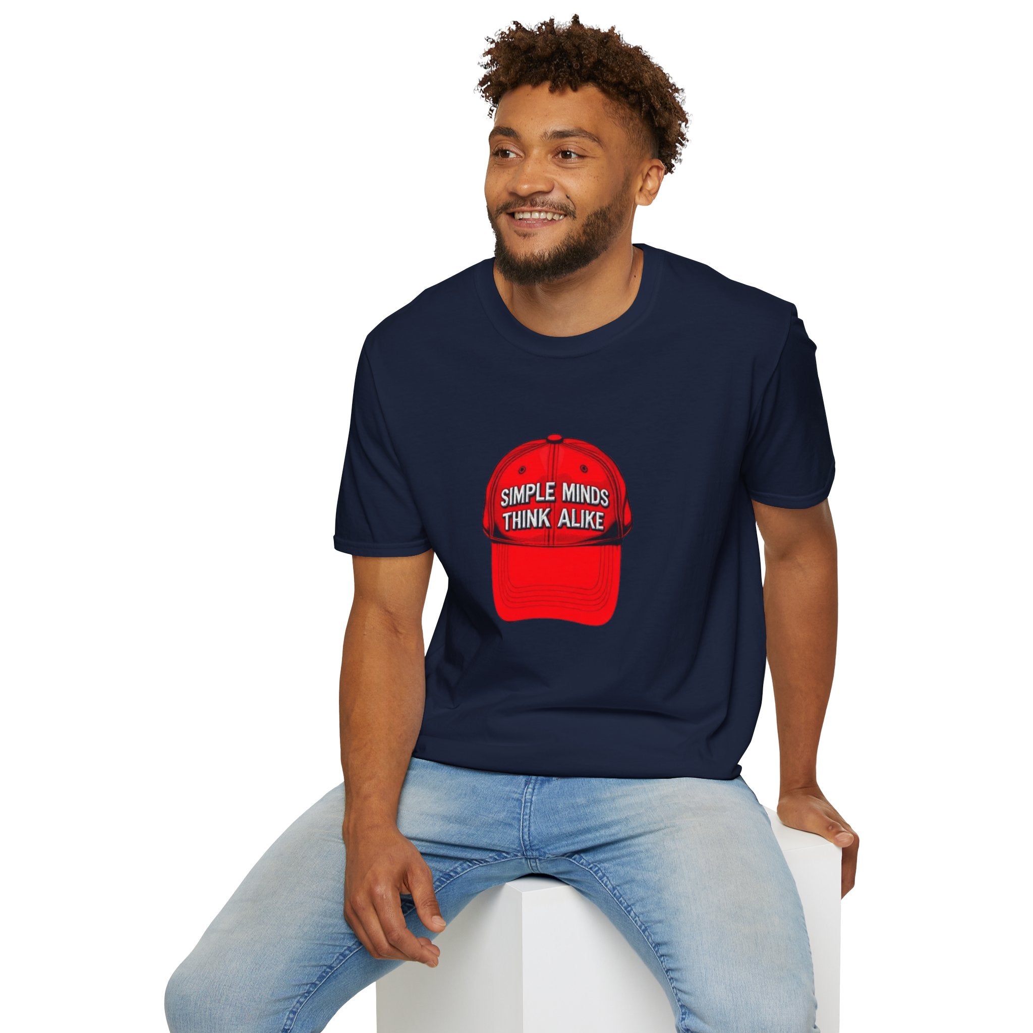 Simple Minds Think Alike T-Shirt' & 'Make America Think Again' Graphic Tee