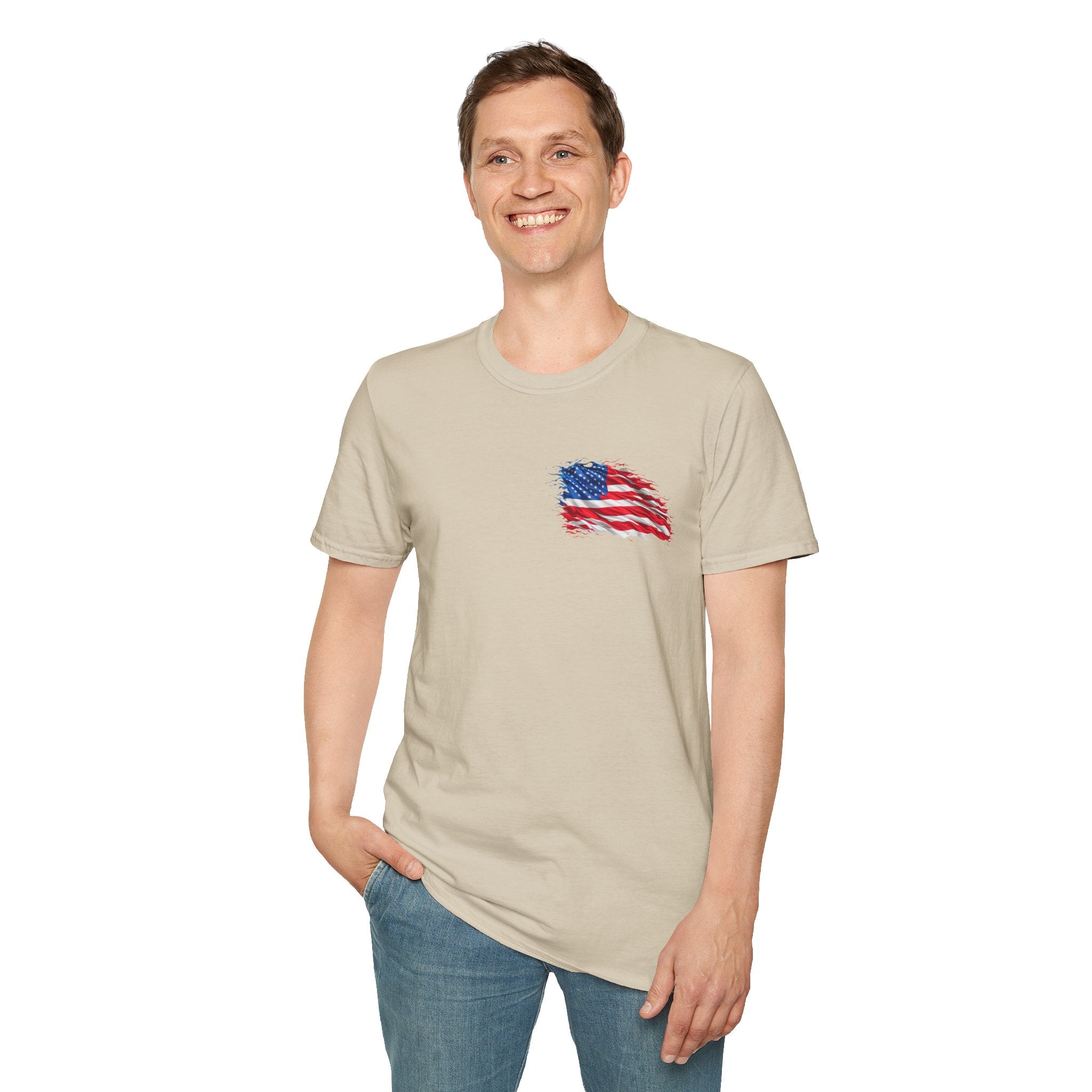 MAGA Values are NOT American Values Softstyle Unisex T-Shirt