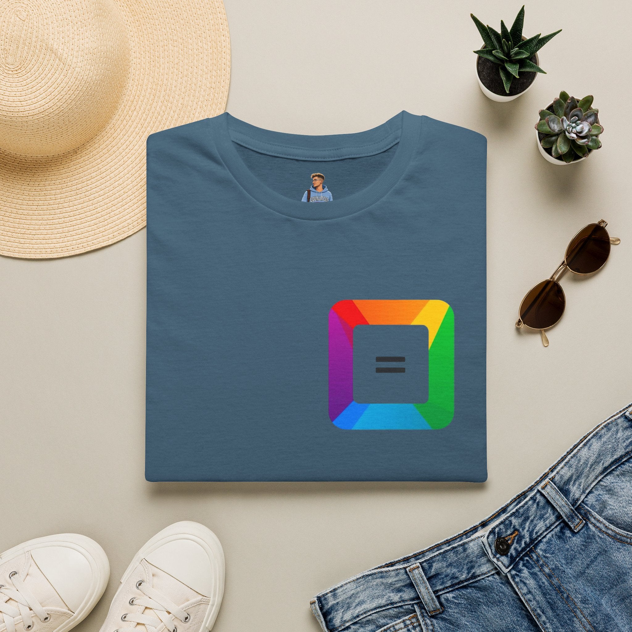 Pride-Theme Unisex Softstyle T-Shirt - "True freedom is Equality for ALL"