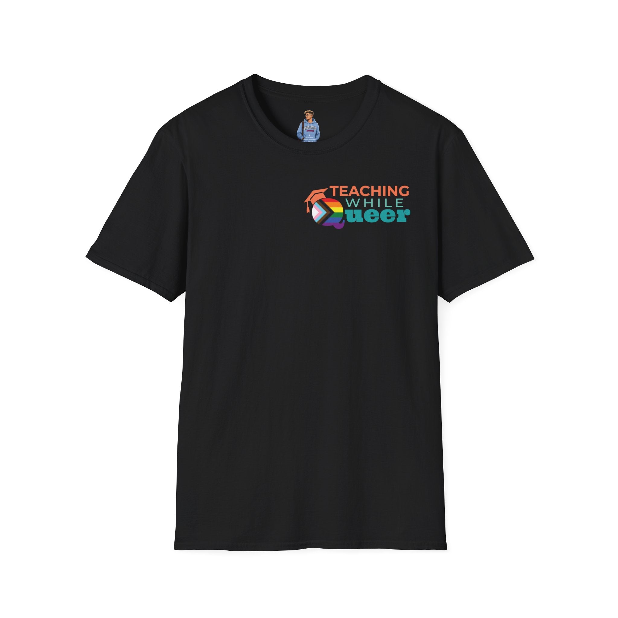 TWQ - Teaching While Queer Unisex Softstyle Logo T-shirt