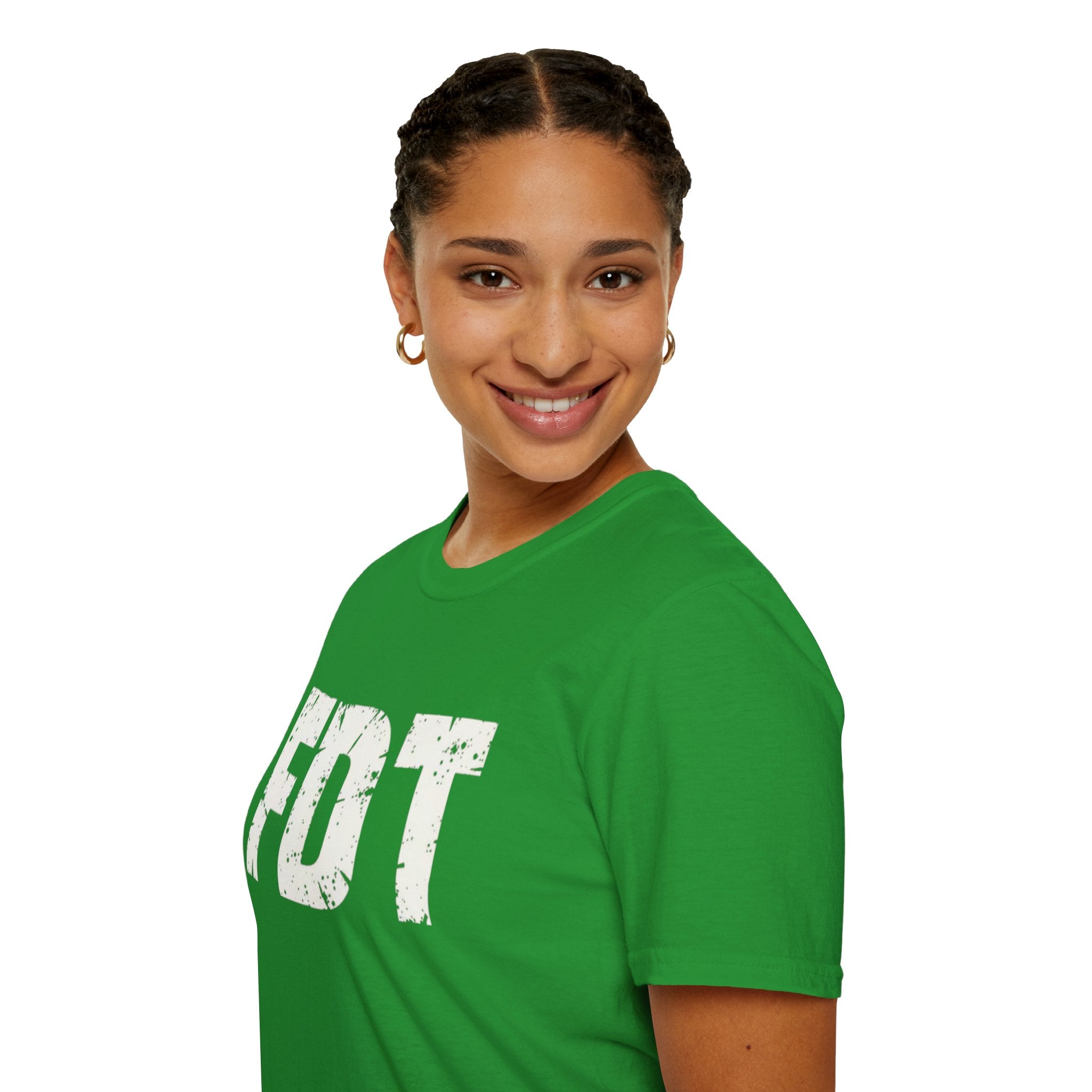 FDT Political Protest Distressed Graphic T-Shirt