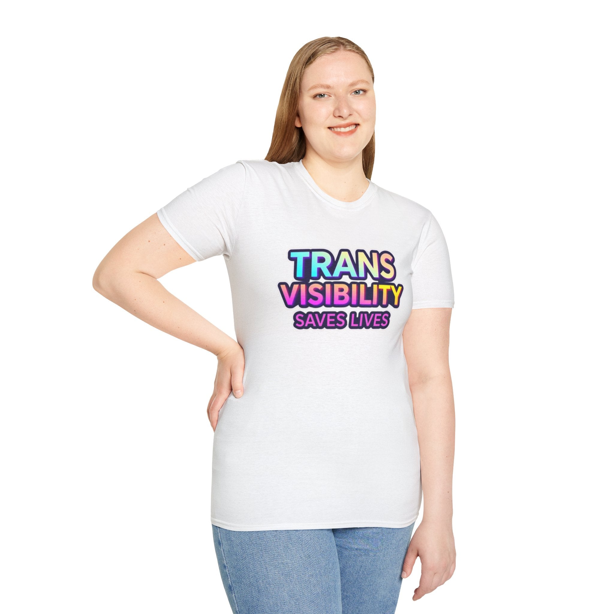 Trans Visibility Saves Lives Statement T-shirt