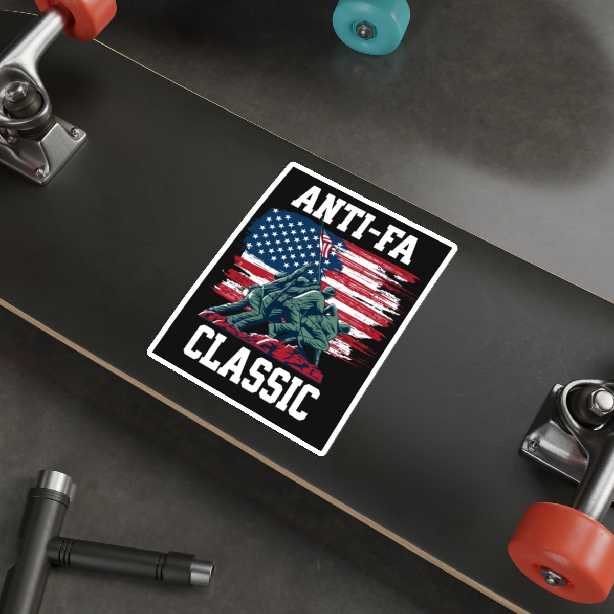 Die-Cut Stickers - Anti-Fa Classic - EqualiTees.Me