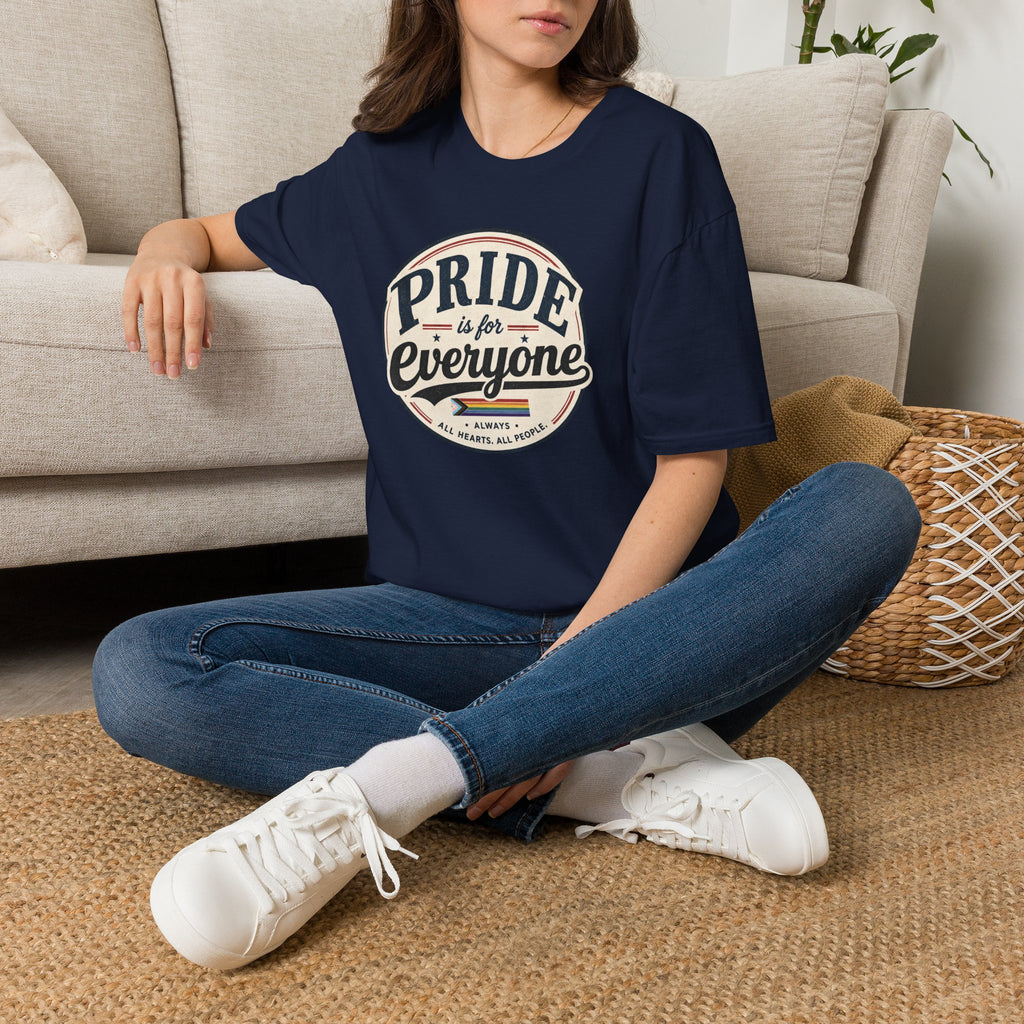 Pride Is for Everyone T-Shirt — Inclusive Retro Pride Tee