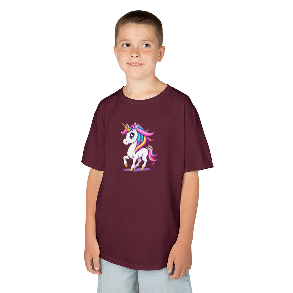 Camiseta de algodón pesado para niños Unicorn Kids
