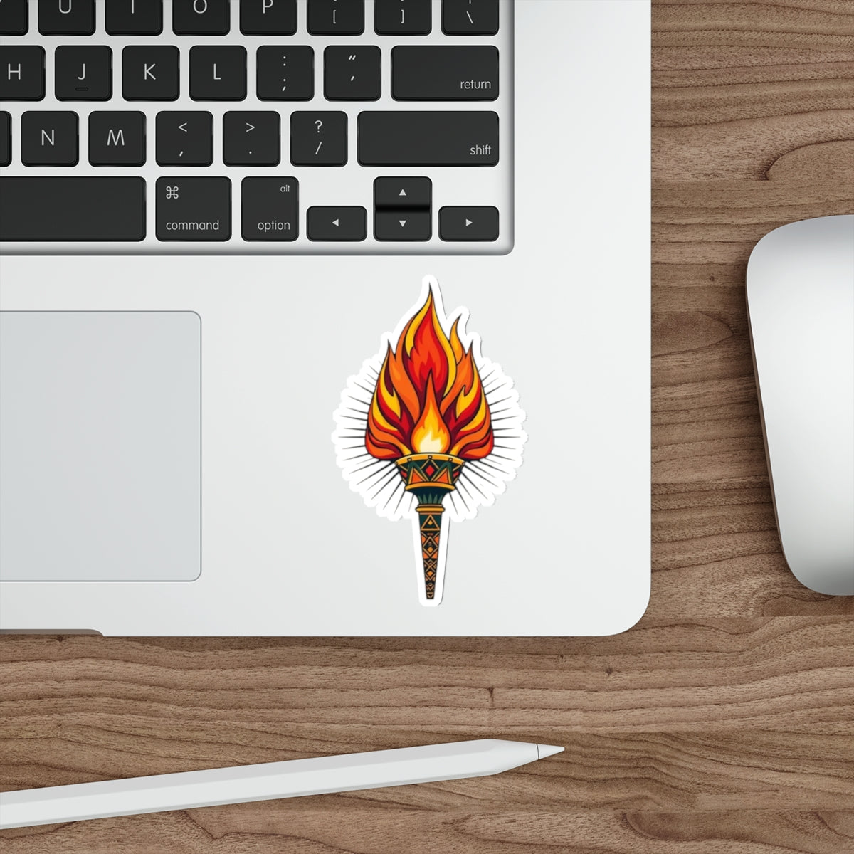 Die-Cut Stickers - Torch of Enlightenment - EqualiTees.Me