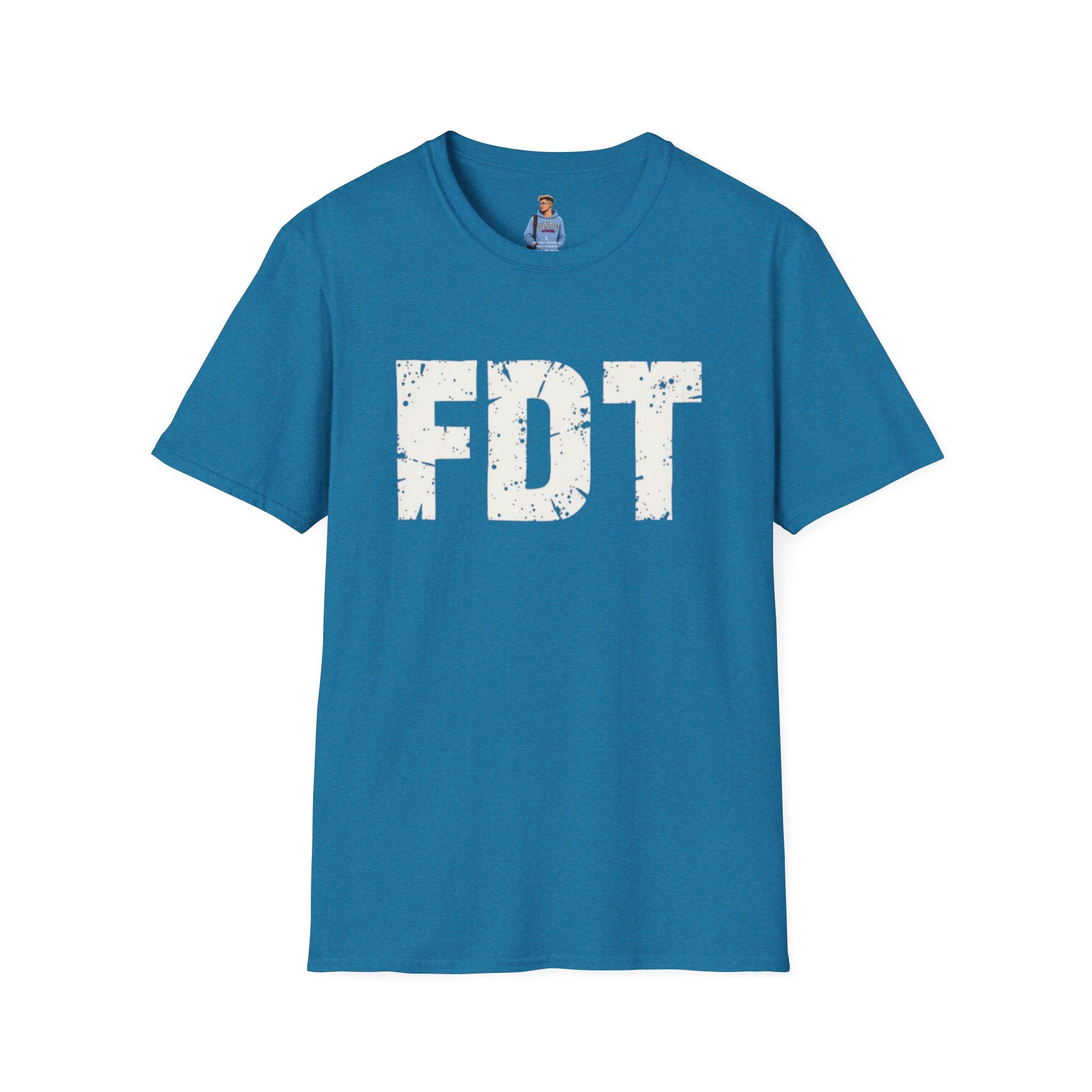 FDT Political Protest Distressed Graphic T-Shirt