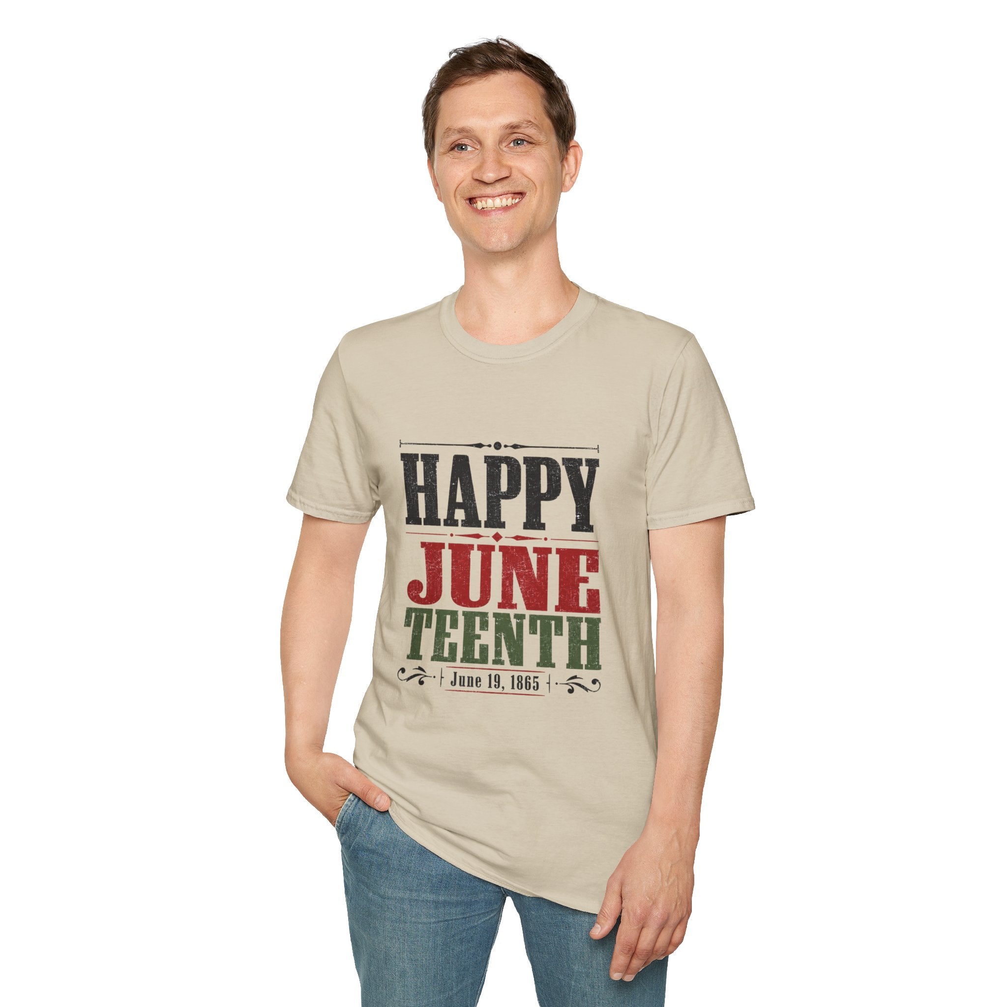 Juneteenth T-Shirt — "Happy Juneteenth" Celebration Tee