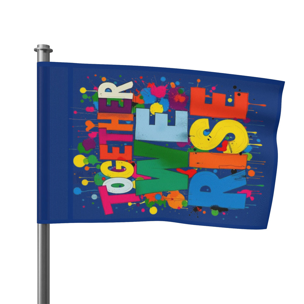 Together We Rise Flag for Unity - EqualiTees.Me