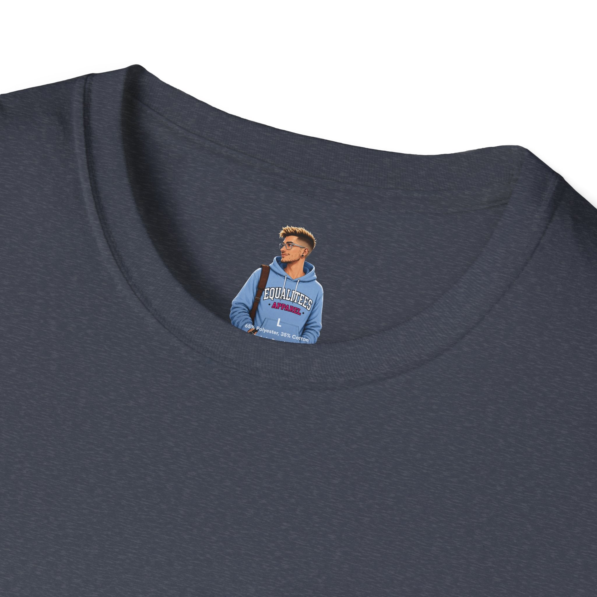 Camiseta unisex de estilo suave Unity and Heritage con corazón panafricano