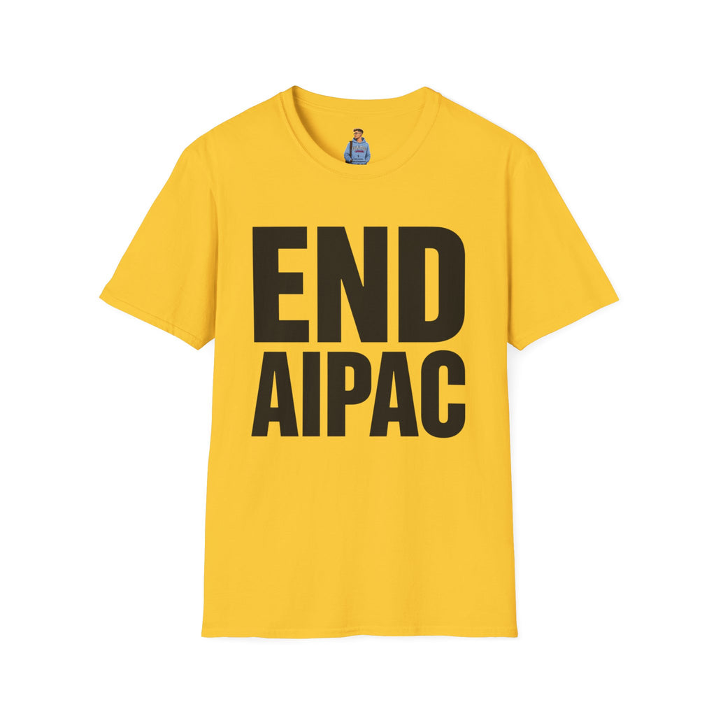END AIPAC Bold Protest T-Shirt