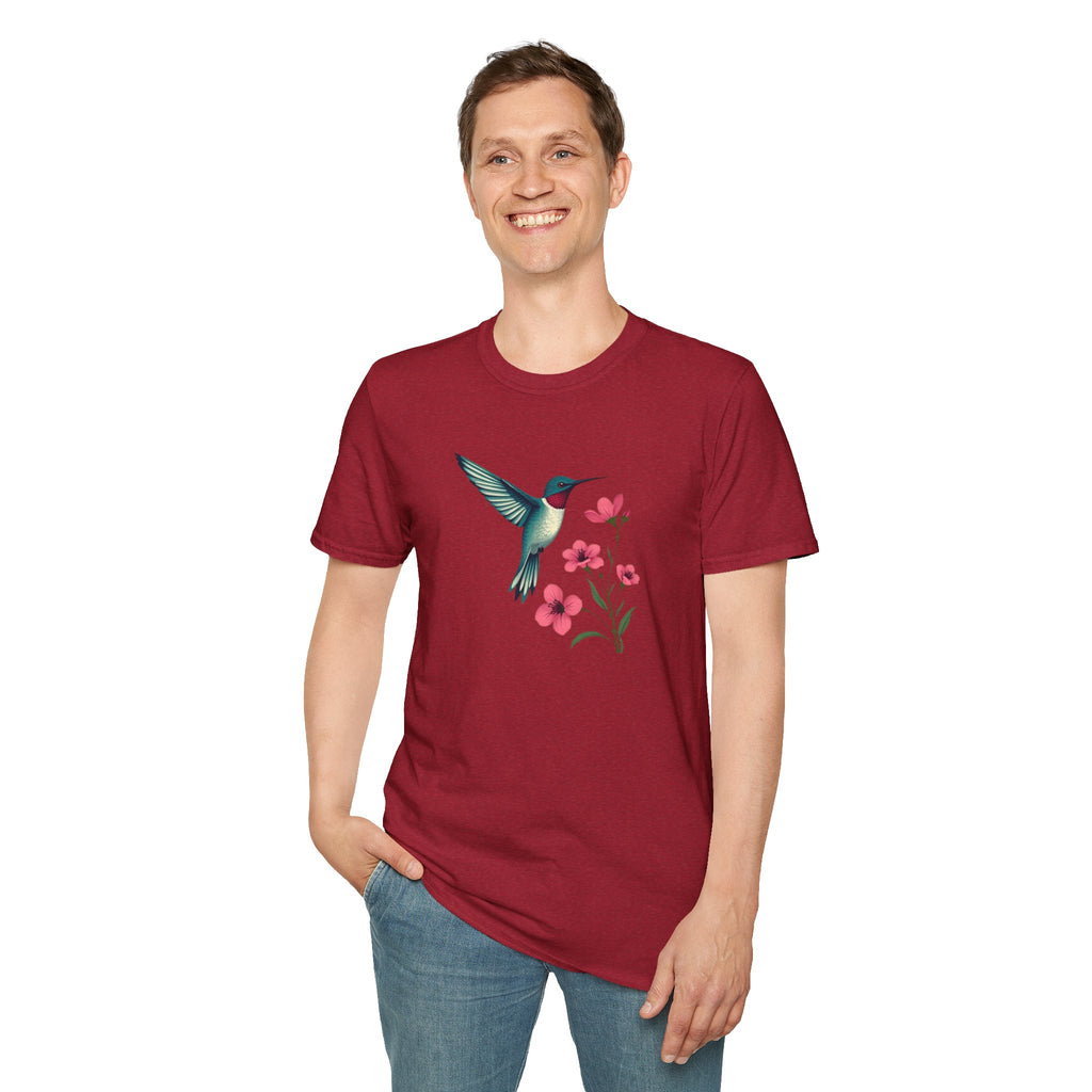 Floral Hummingbird T-Shirt