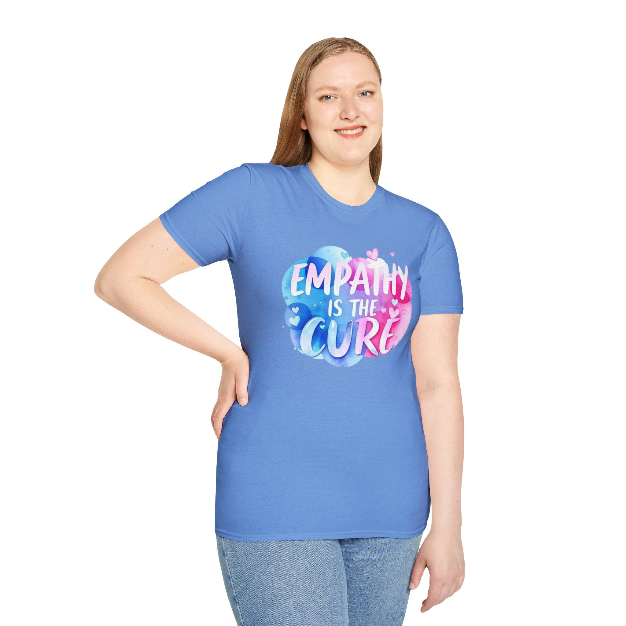 Empathy is the Cure Unisex Softstyle T-Shirt - Comfortable and Inspirational Tee for Everyday Wear