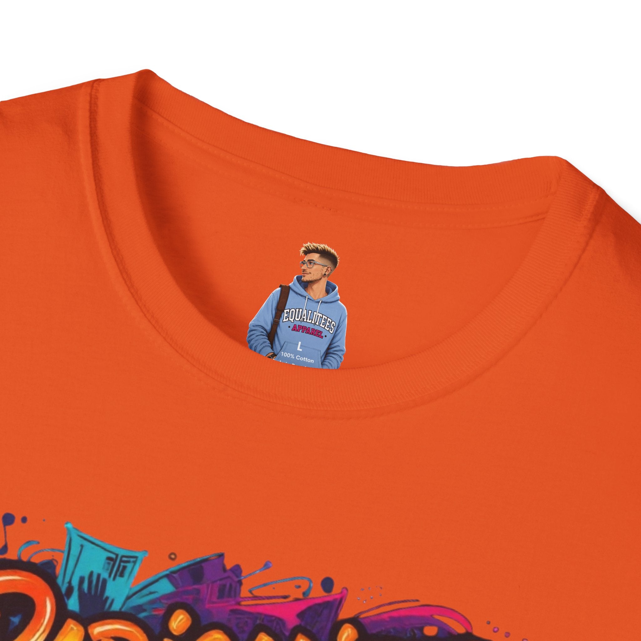 Radicalized by Basic Decency T-Shirt Colorful Graffiti Typography