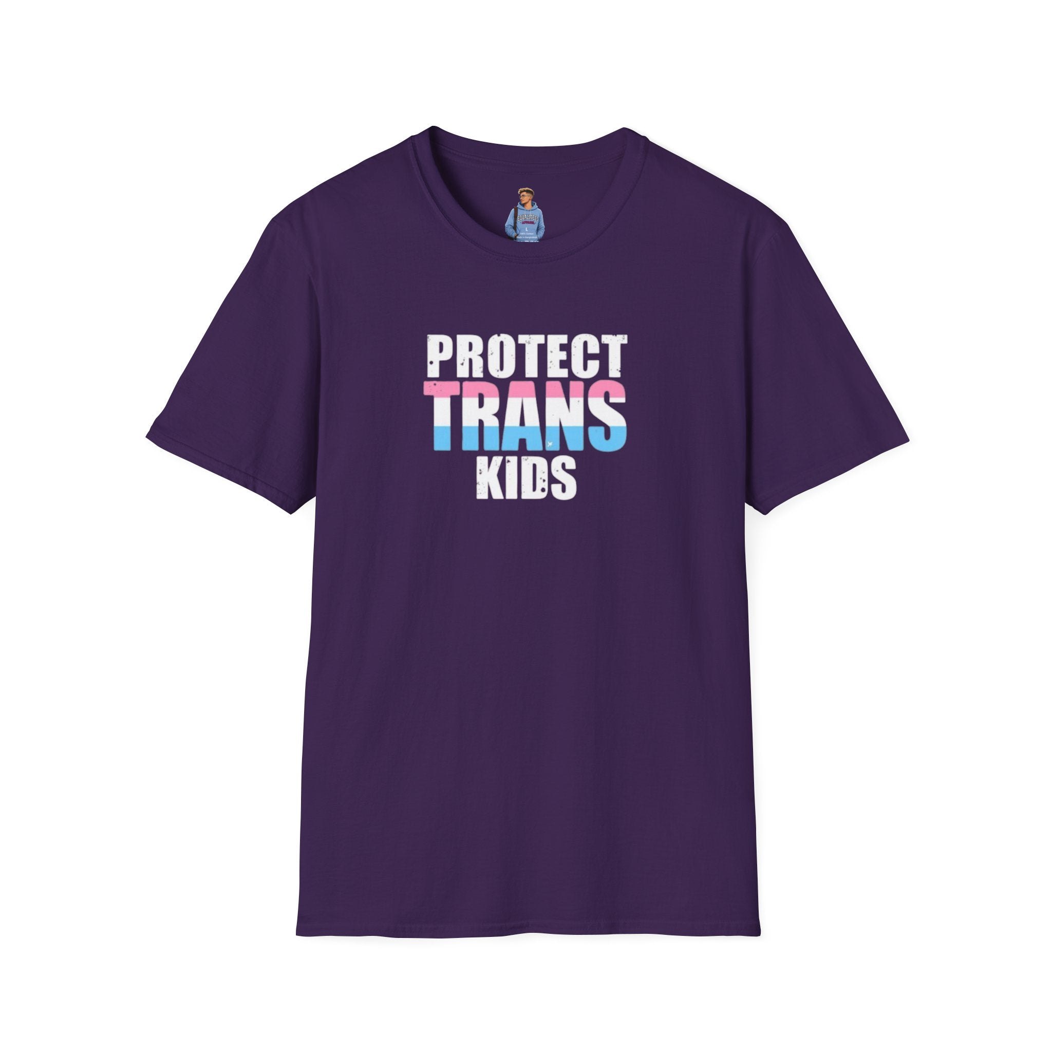 Camiseta unisex Softstyle - PROTEGE A LOS NIÑOS TRANS